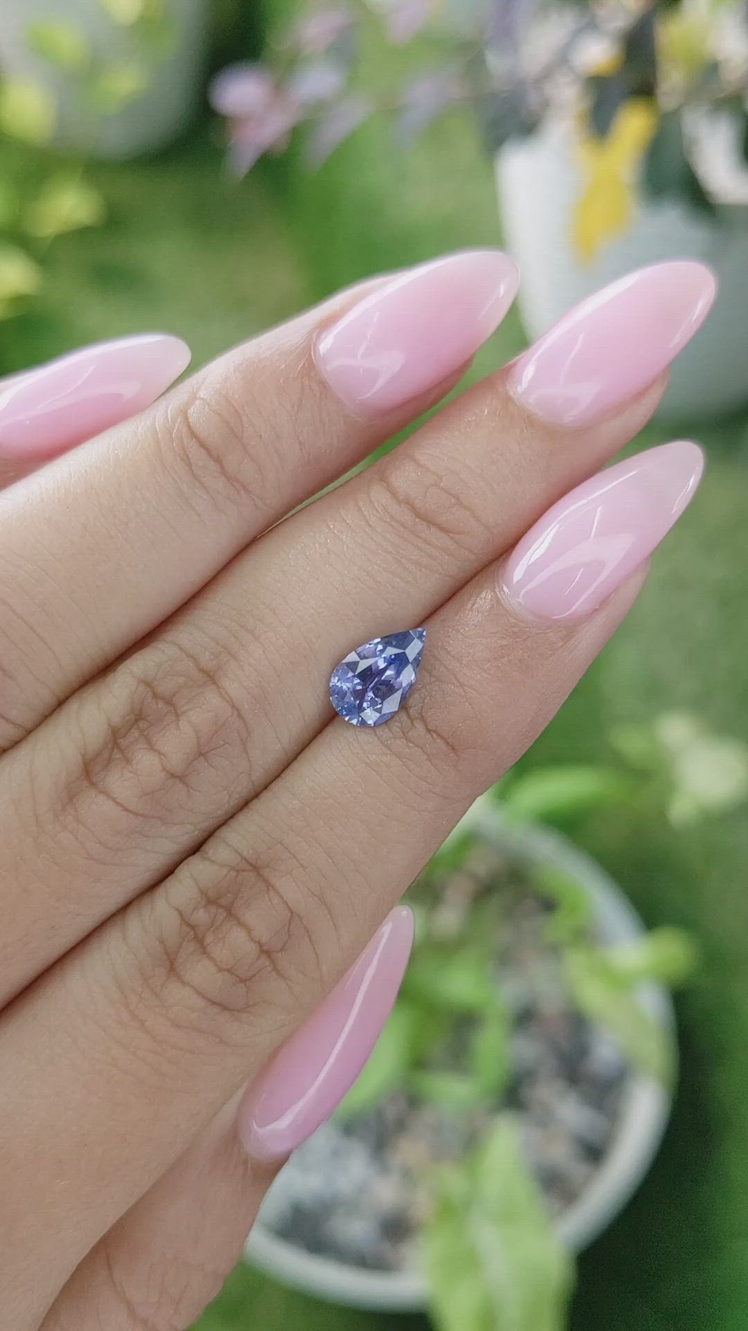 1.42 Ct. Blue Sapphire from Ceylon (Sri Lanka) Size Video