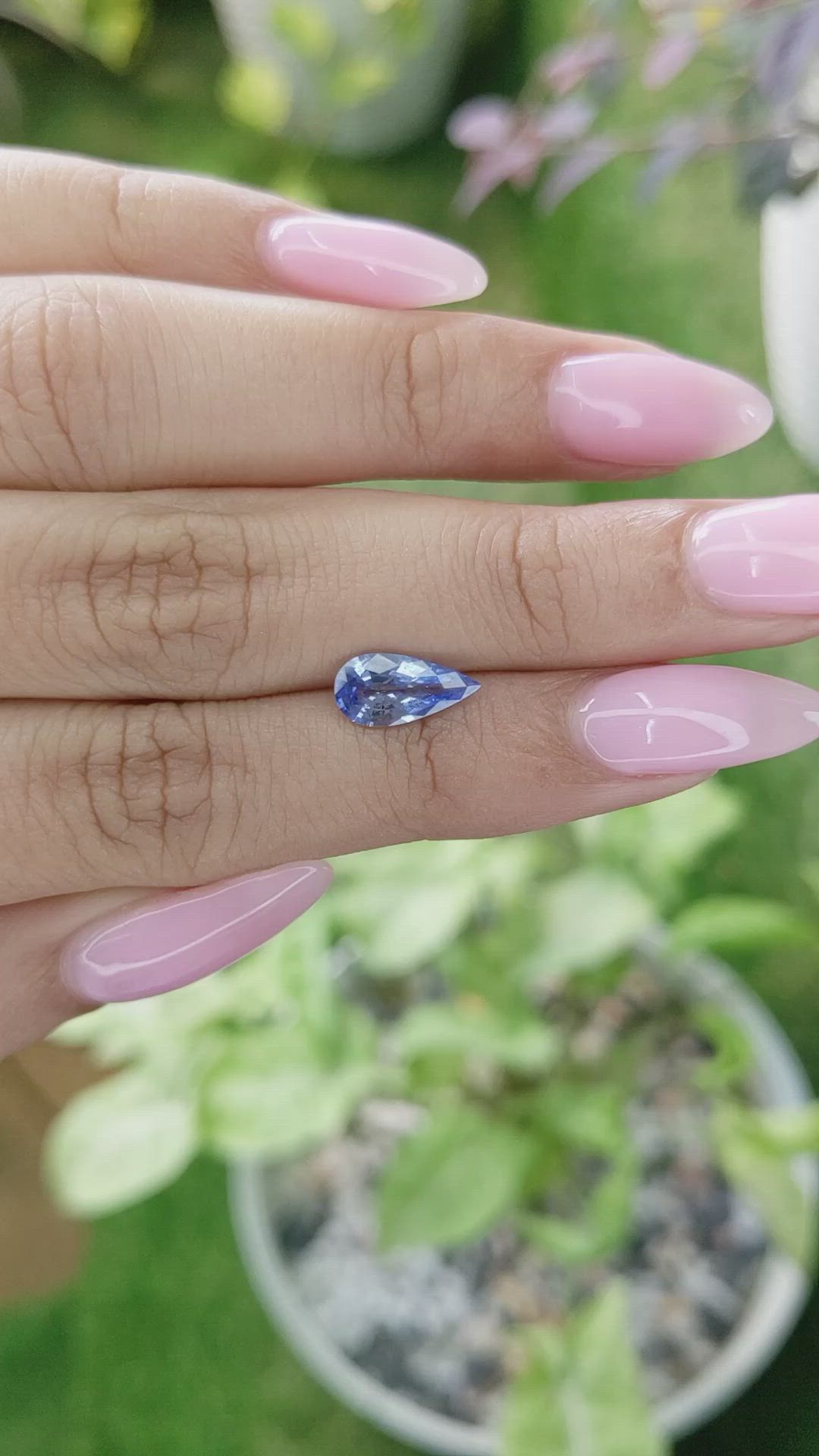 1.48 Ct. Blue Sapphire from Ceylon (Sri Lanka) Size Video