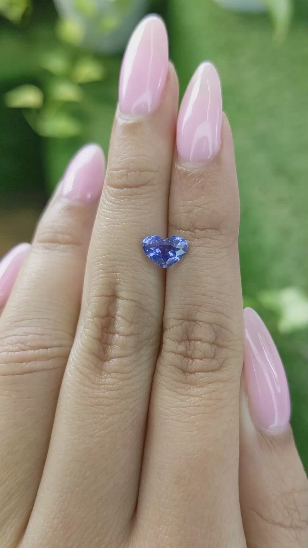 1.61 Ct. Blue Sapphire from Ceylon (Sri Lanka) Size Video