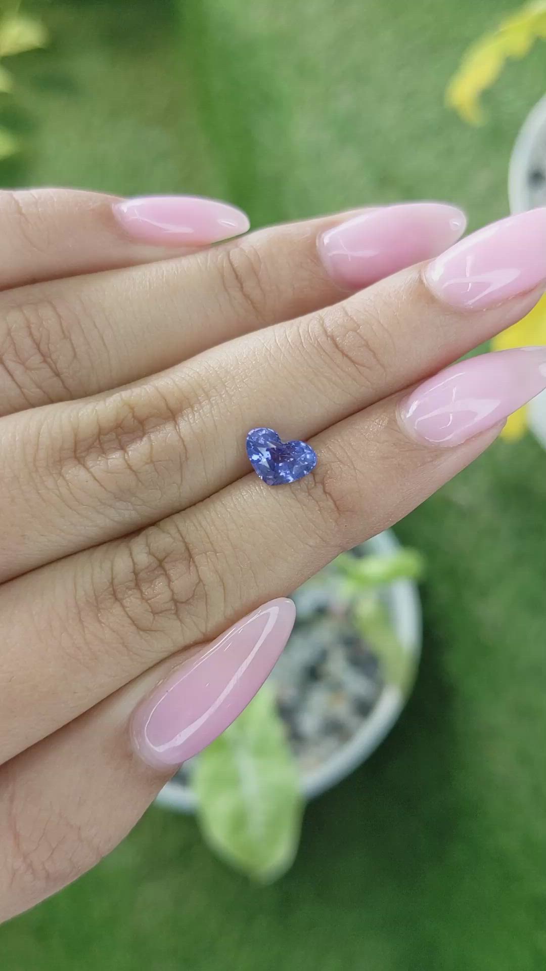 1.61 Ct. Blue Sapphire from Ceylon (Sri Lanka) Size Video