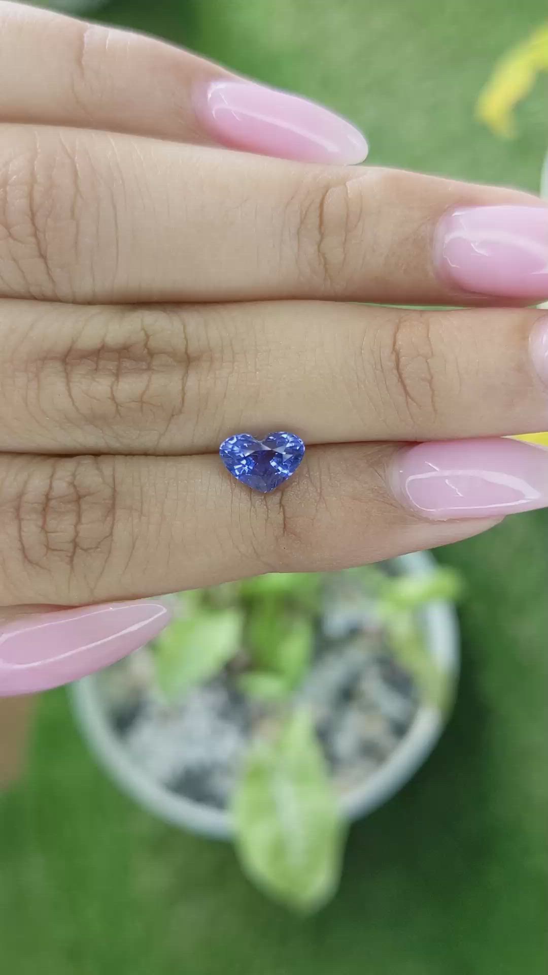 1.61 Ct. Blue Sapphire from Ceylon (Sri Lanka) Size Video