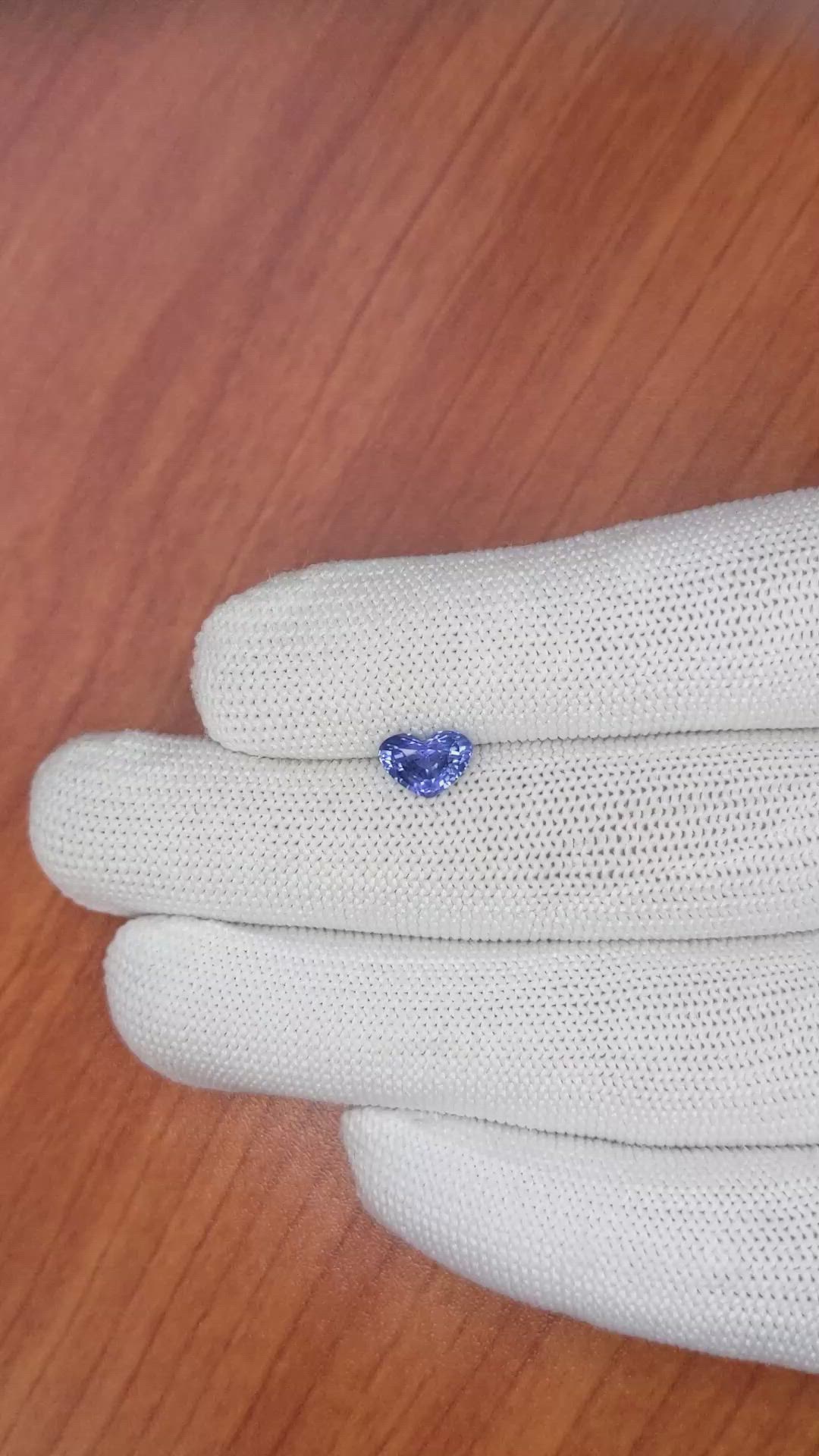 1.61 Ct. Blue Sapphire from Ceylon (Sri Lanka) Size Video
