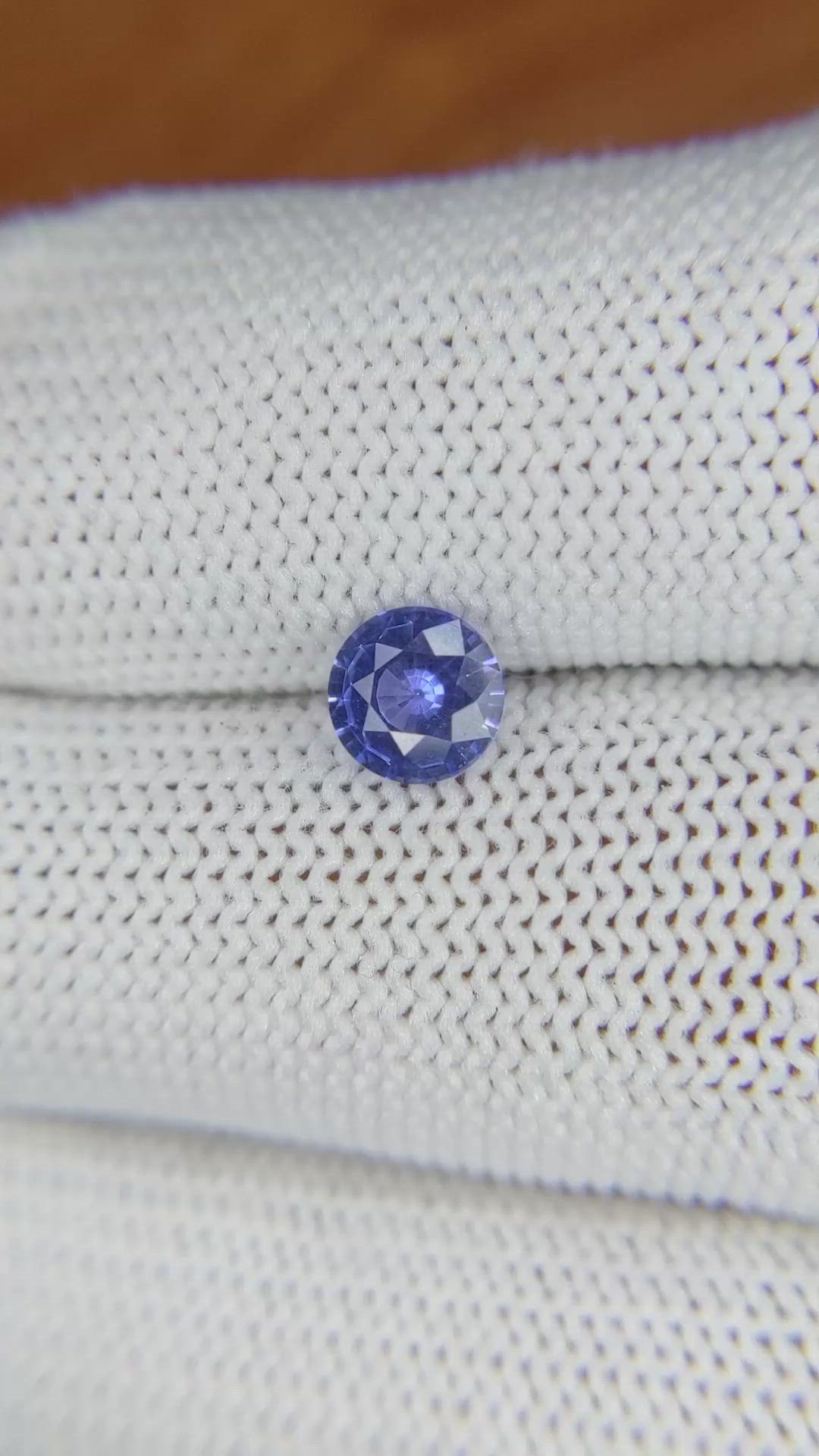 0.94 Ct. Blue Sapphire from Ceylon (Sri Lanka) Size Video