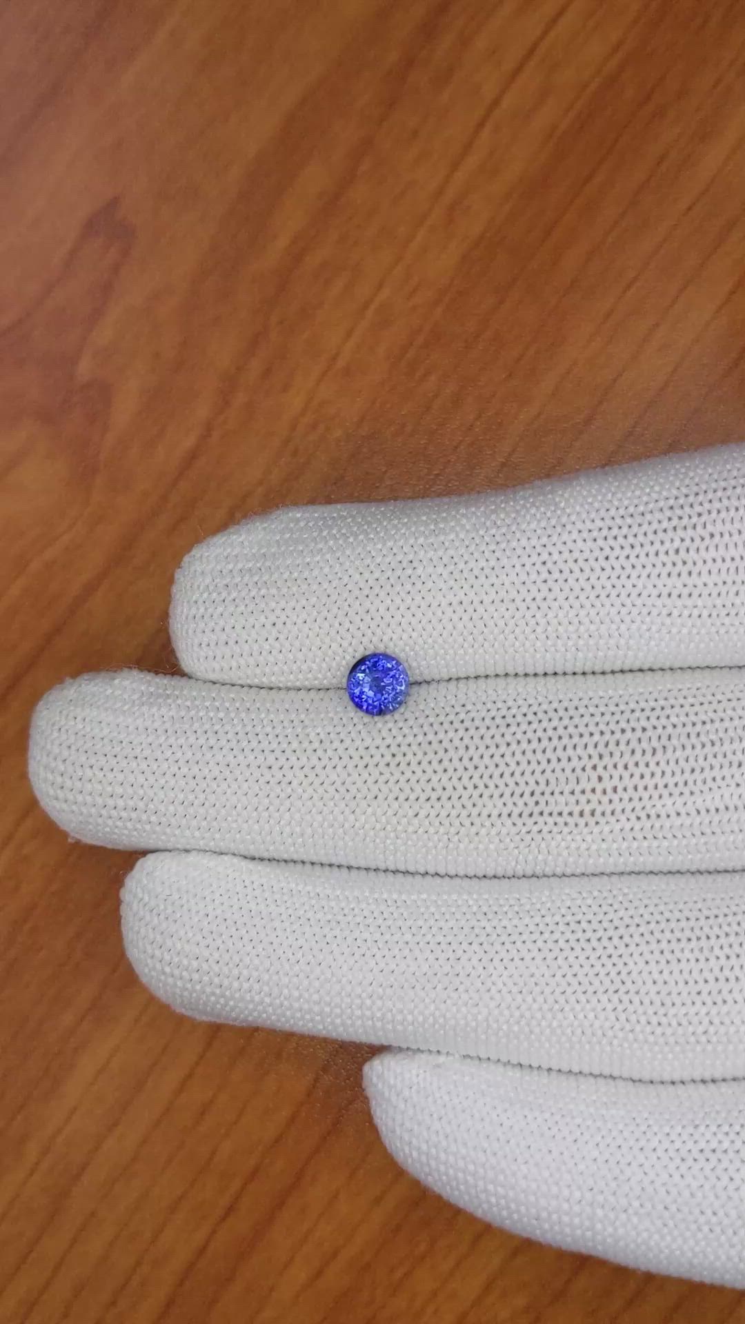 1.13 Ct. Blue Sapphire from Ceylon (Sri Lanka) Size Video