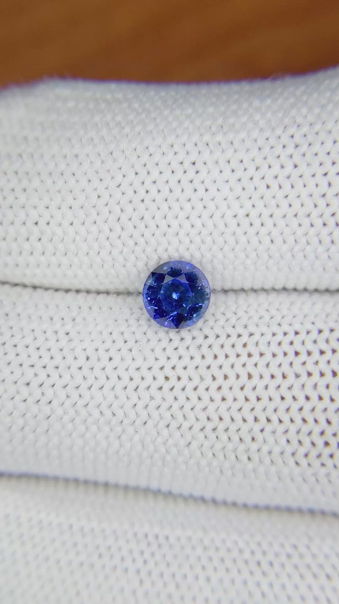 1.13 Ct. Blue Sapphire from Ceylon (Sri Lanka) Size Video