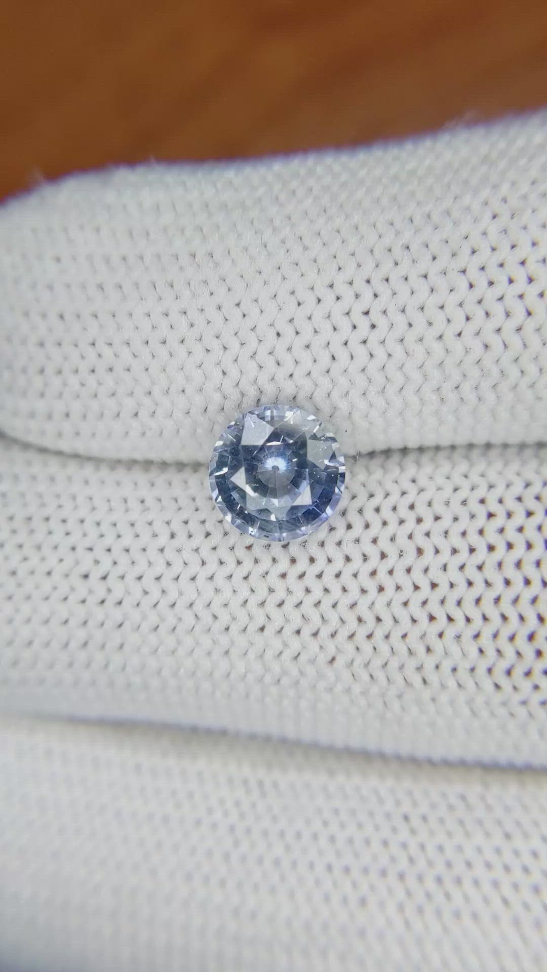 1.85 Ct. Blue Sapphire from Ceylon (Sri Lanka) Size Video