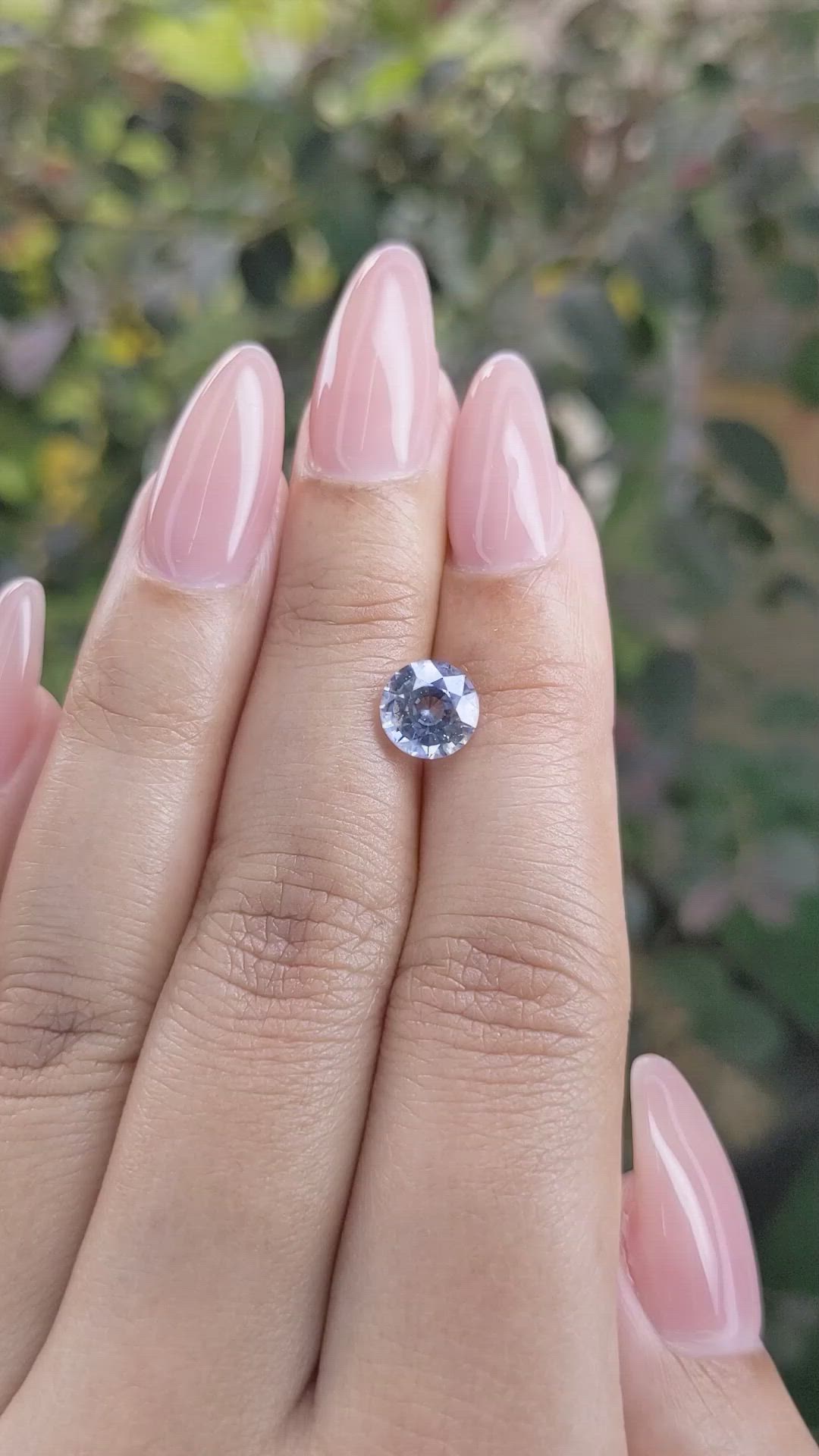 1.85 Ct. Blue Sapphire from Ceylon (Sri Lanka) Size Video