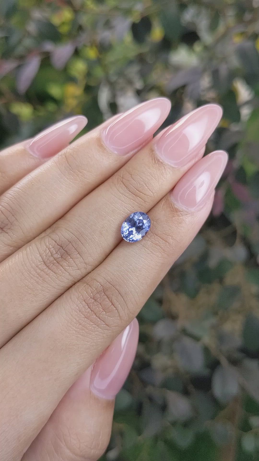 2.20 Ct. Blue Sapphire from Ceylon (Sri Lanka) Size Video