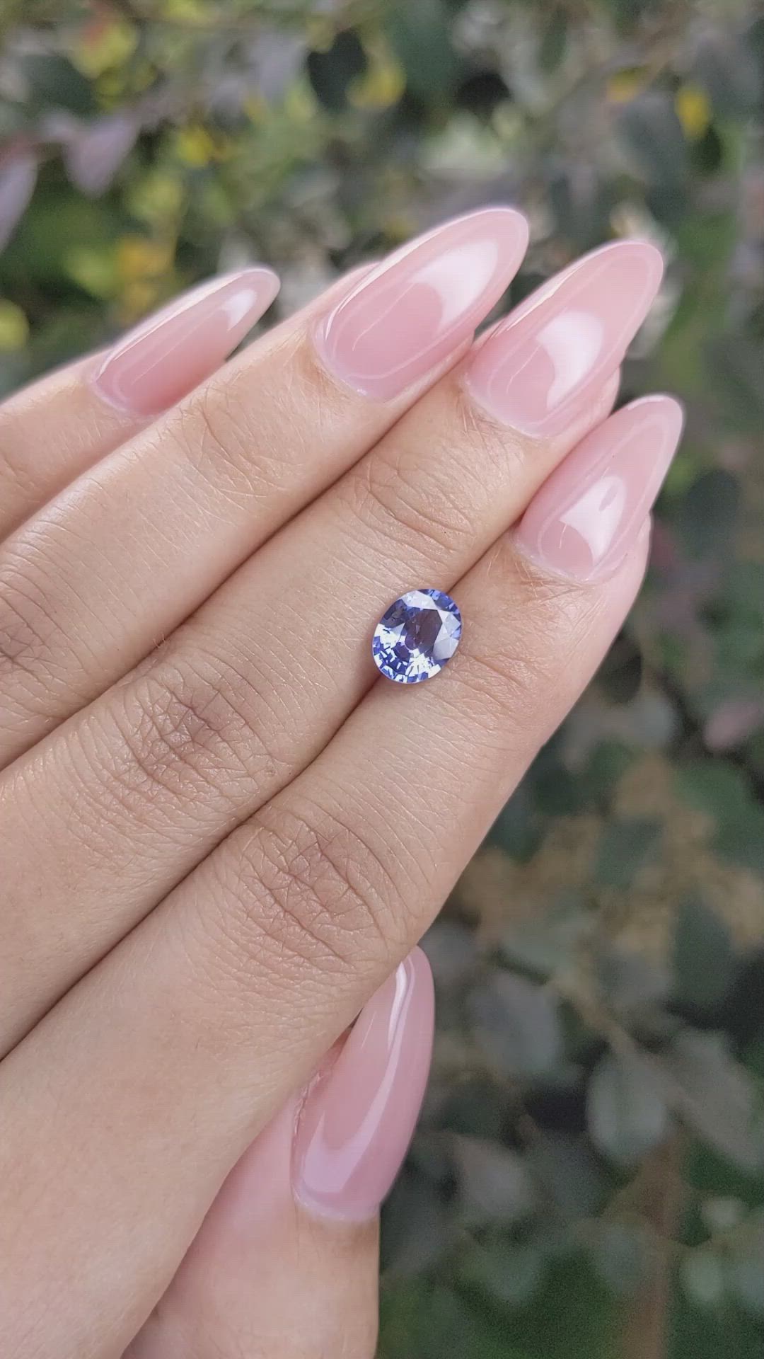 1.50 Ct. Blue Sapphire from Ceylon (Sri Lanka) Size Video