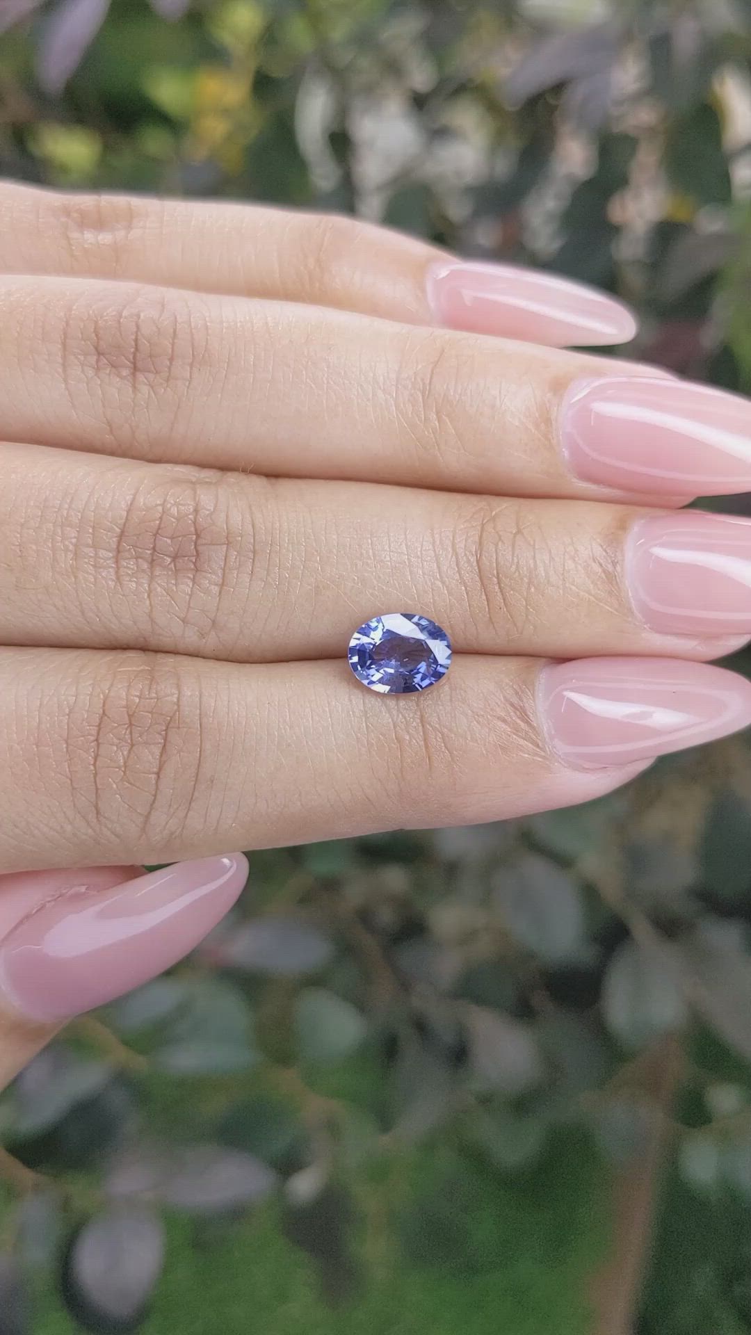 1.50 Ct. Blue Sapphire from Ceylon (Sri Lanka) Size Video
