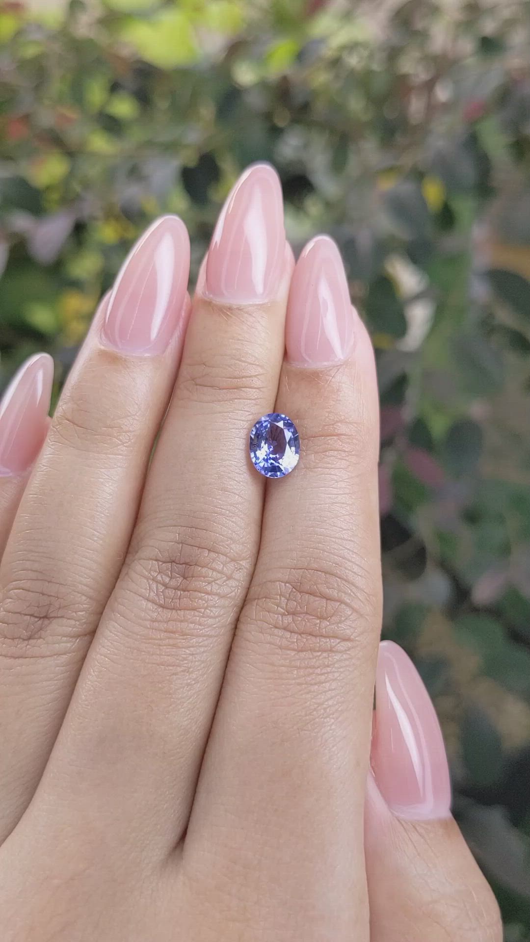 1.50 Ct. Blue Sapphire from Ceylon (Sri Lanka) Size Video