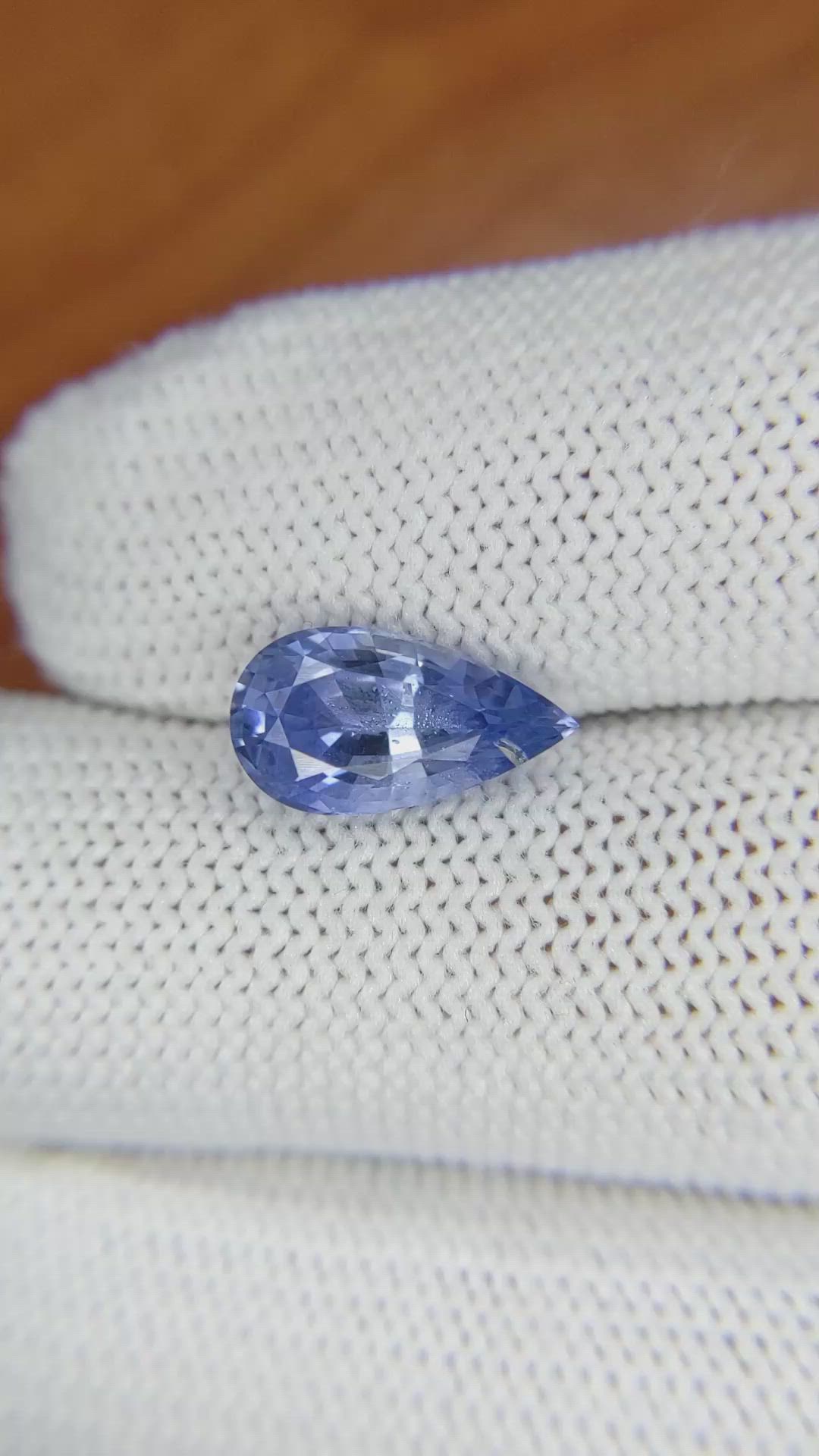 3.04 Ct. Blue Sapphire from Ceylon (Sri Lanka) Size Video