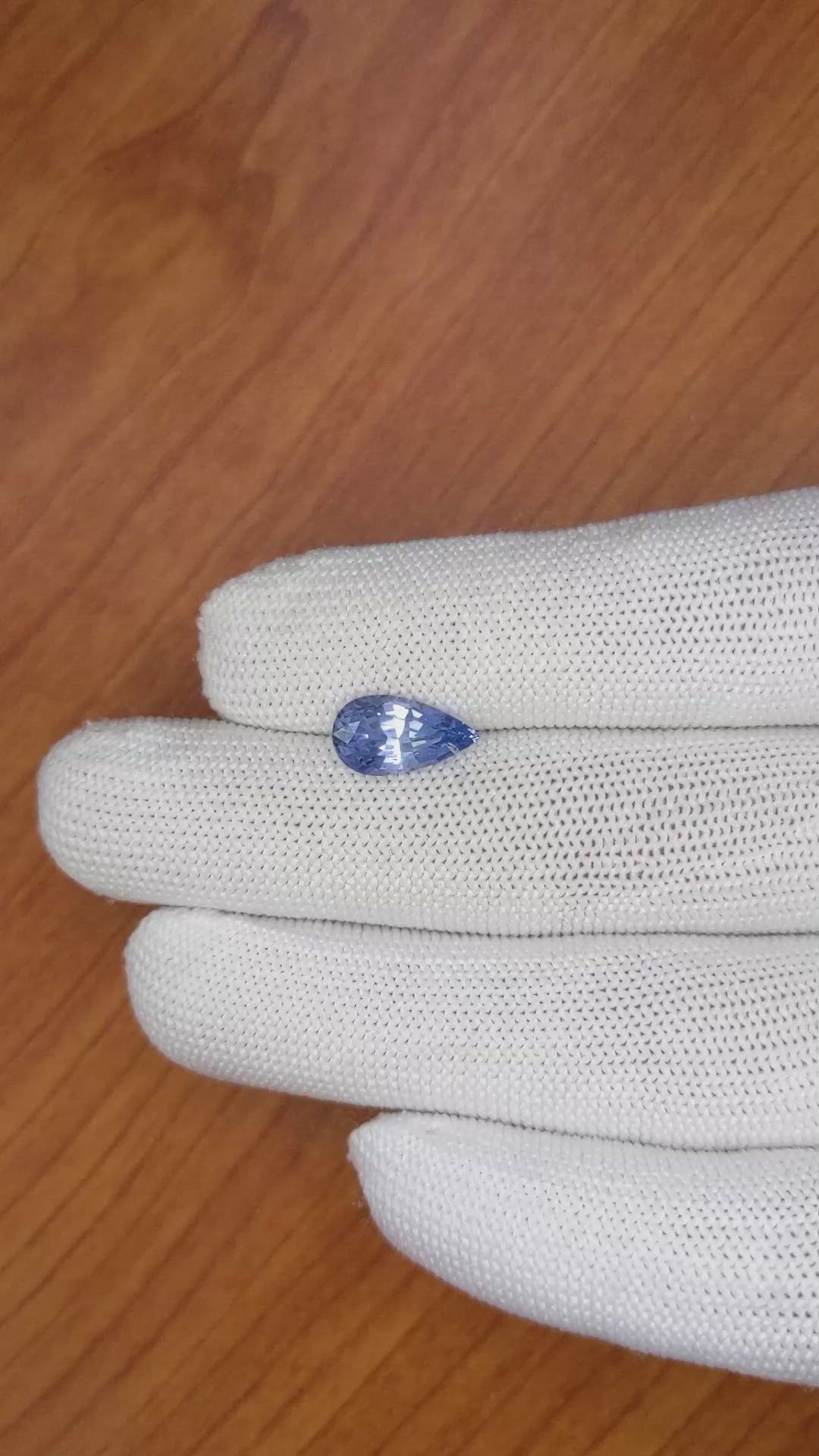 3.04 Ct. Blue Sapphire from Ceylon (Sri Lanka) Size Video