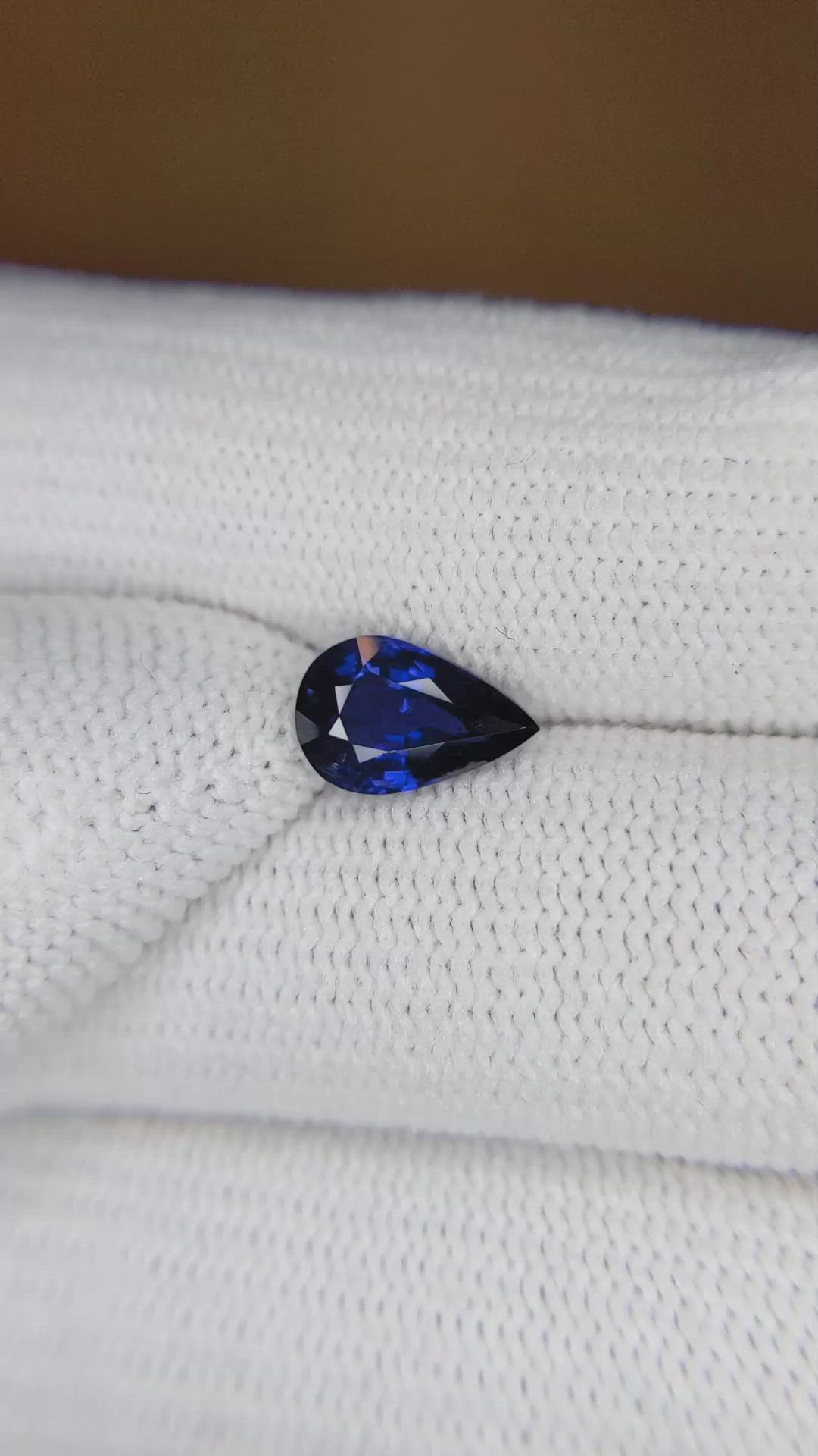 1.52 Ct. Blue Sapphire from West Africa Size Video