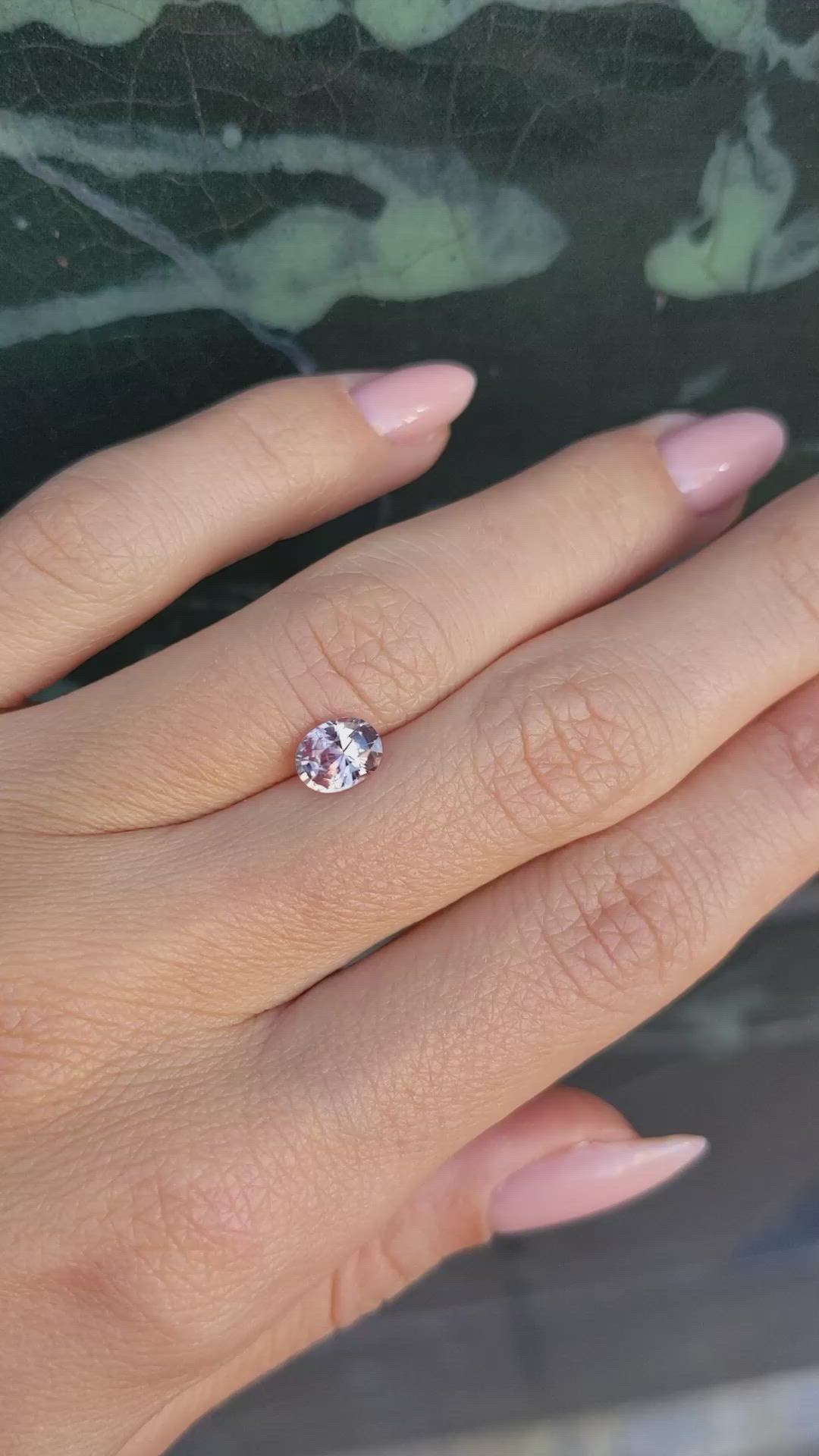 1.11 Ct. Padparadscha Sapphire from Ceylon (Sri Lanka) Size Video