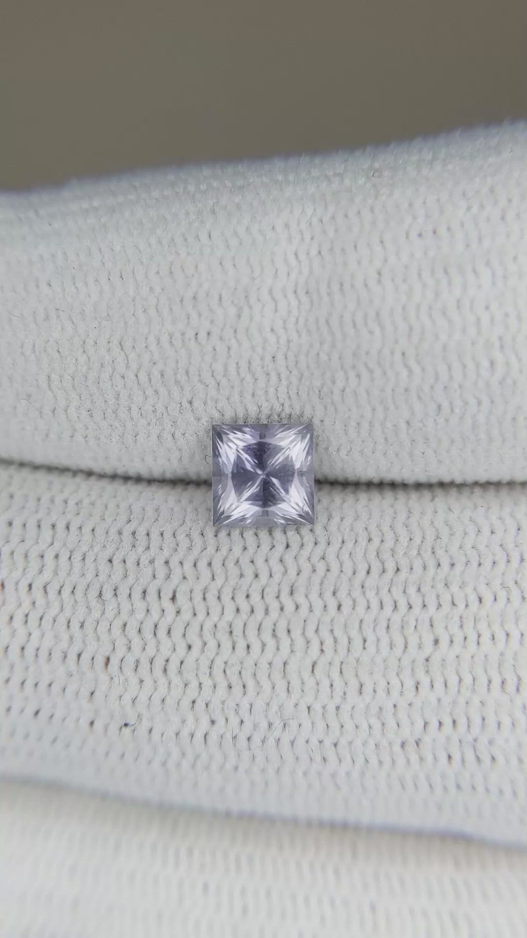 0.83 Ct. Grey Sapphire from Ceylon (Sri Lanka) Size Video