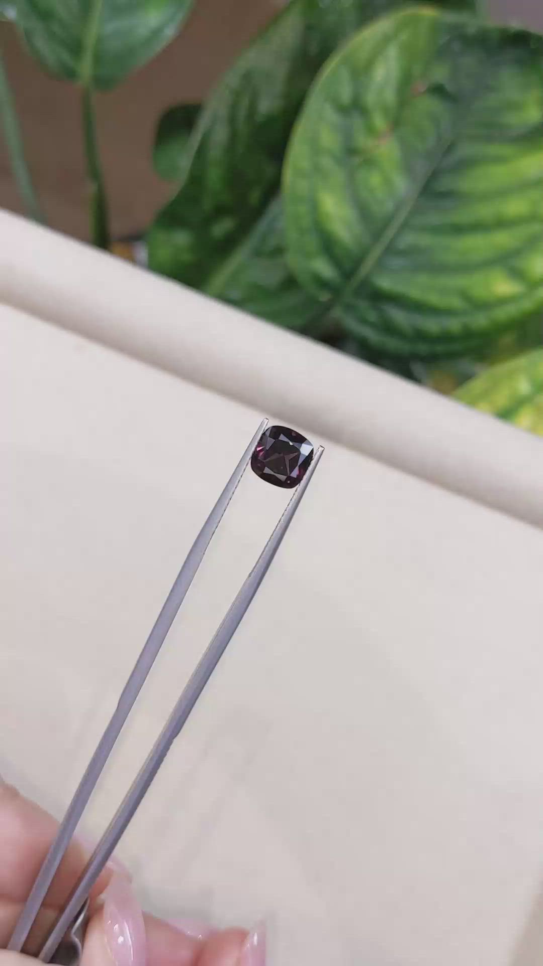2.28 Ct. Purple Sapphire from Ceylon (Sri Lanka) Size Video