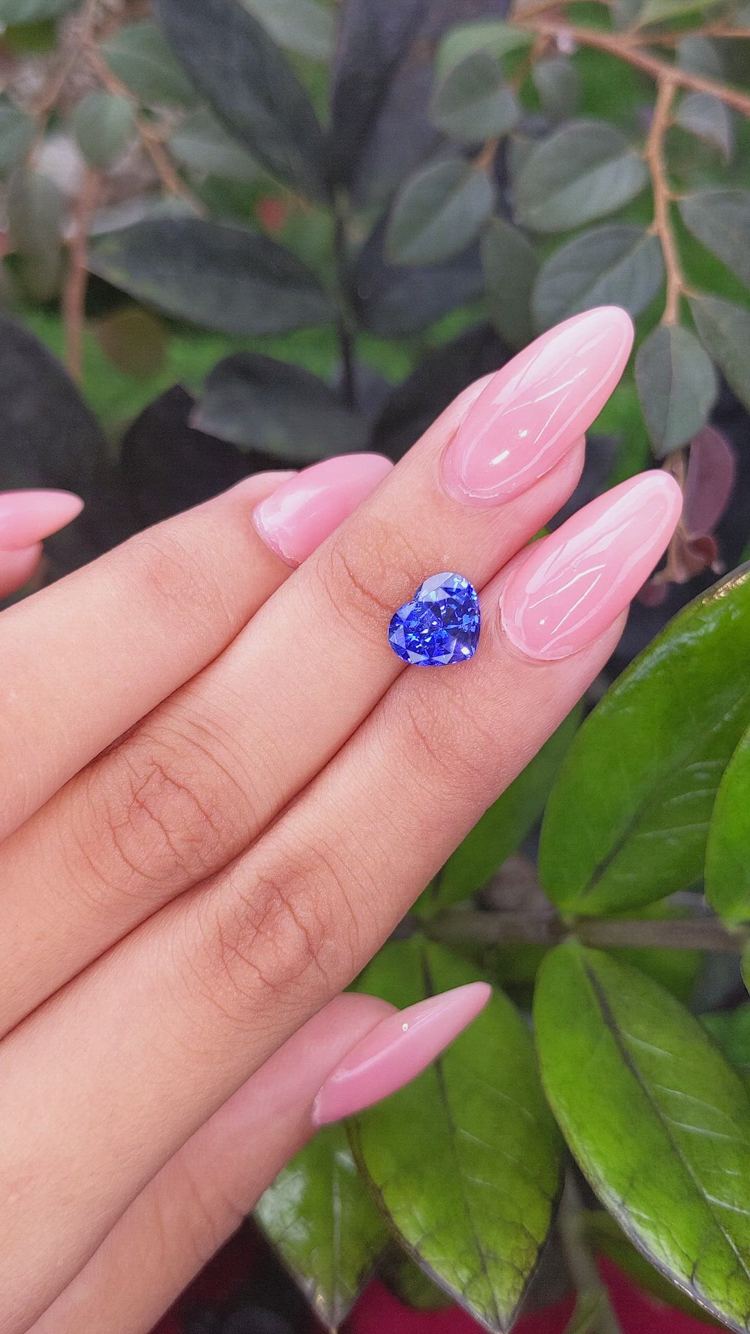 3.23 Ct. Blue Sapphire from Africa Size Video