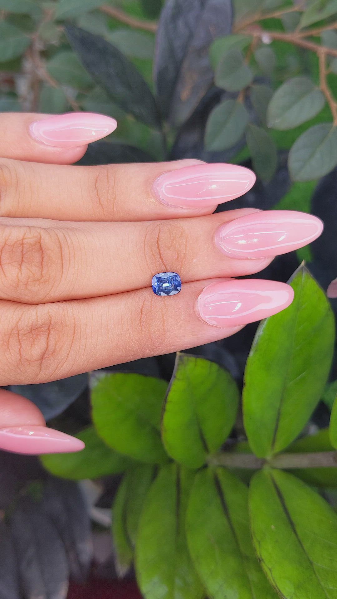 1.07 Ct. Blue Sapphire from Africa Size Video