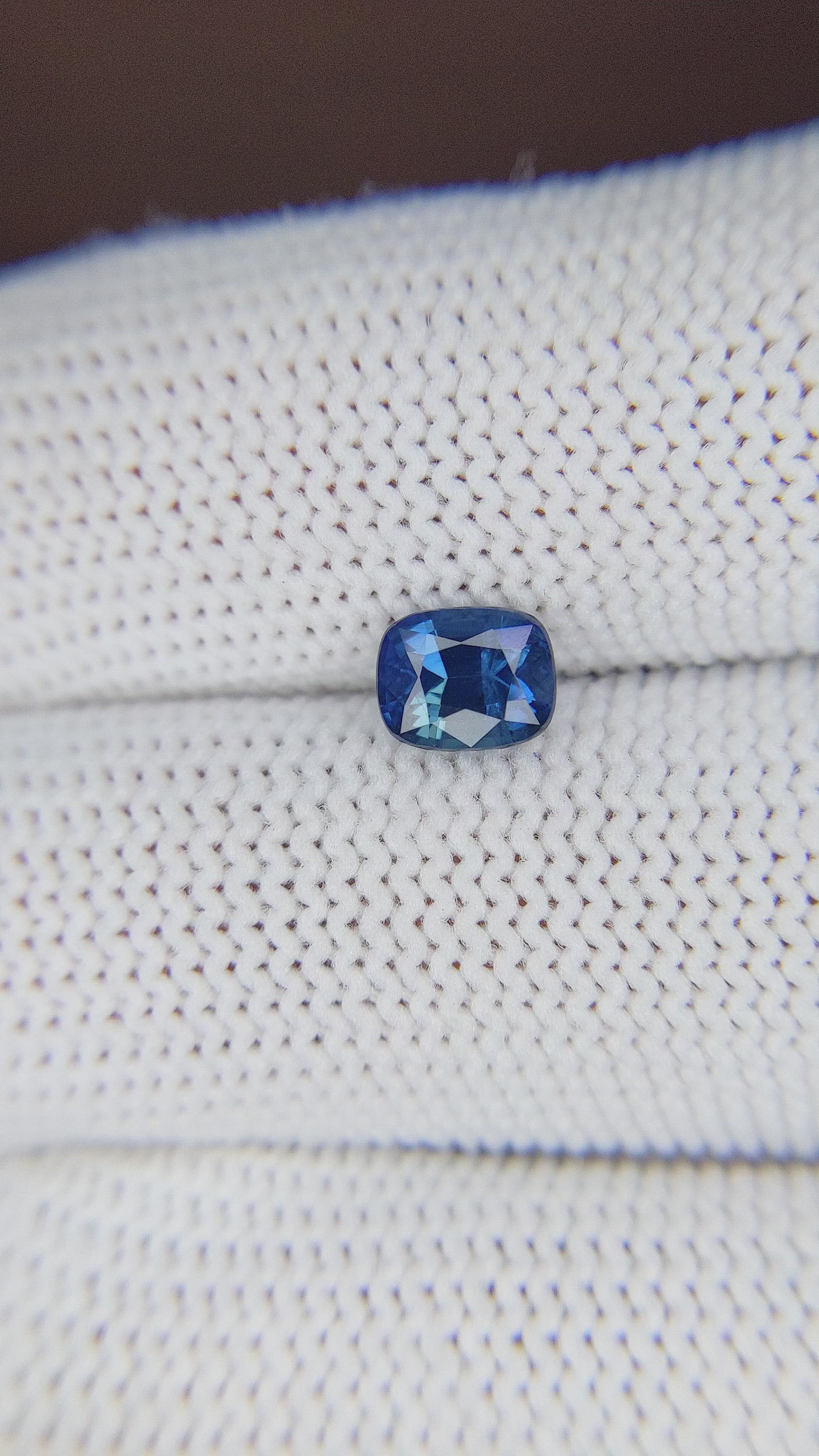 1.07 Ct. Blue Sapphire from Africa Size Video