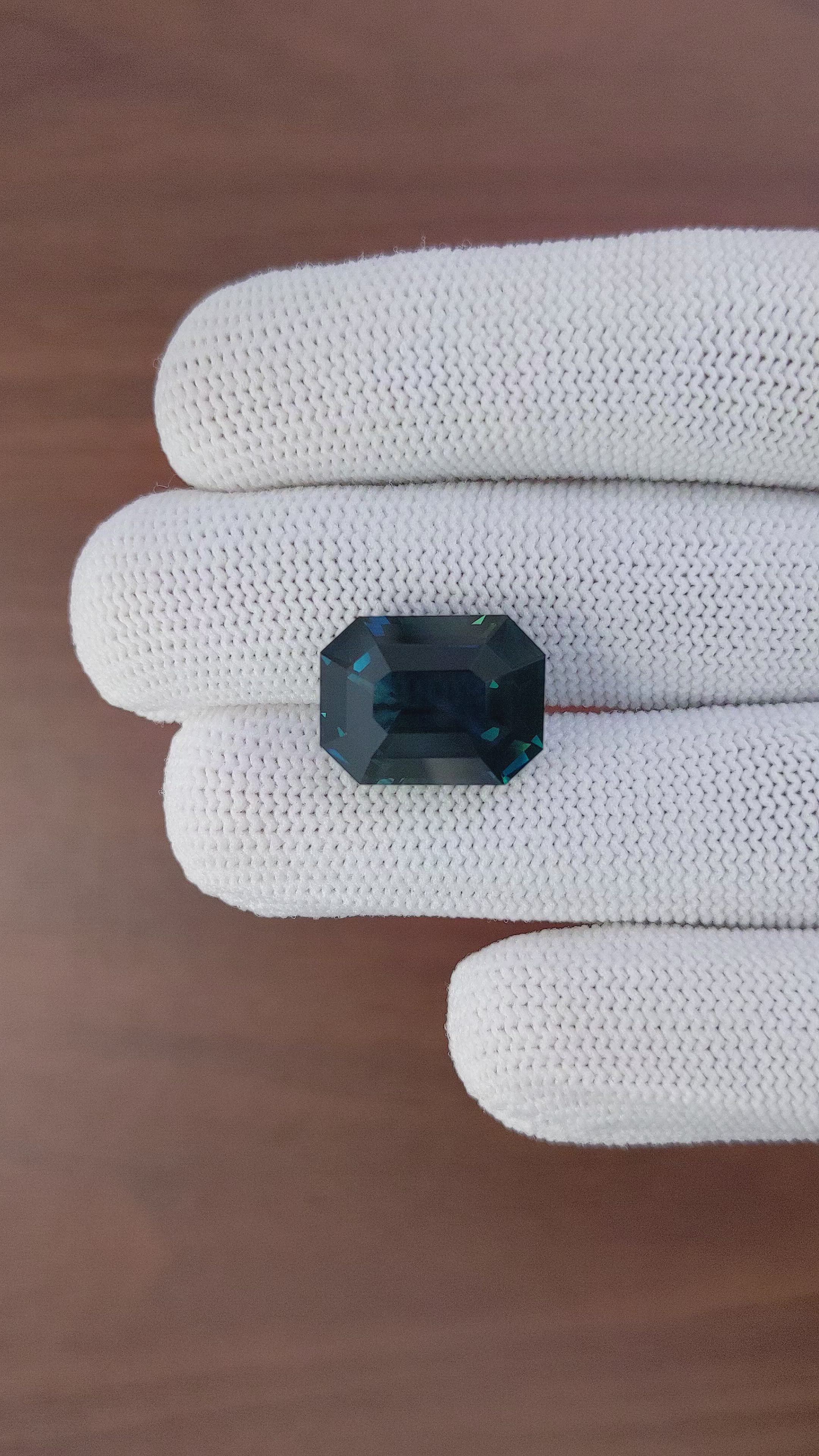 18.27 Ct. Greenish Blue Sapphire from Africa Size Video