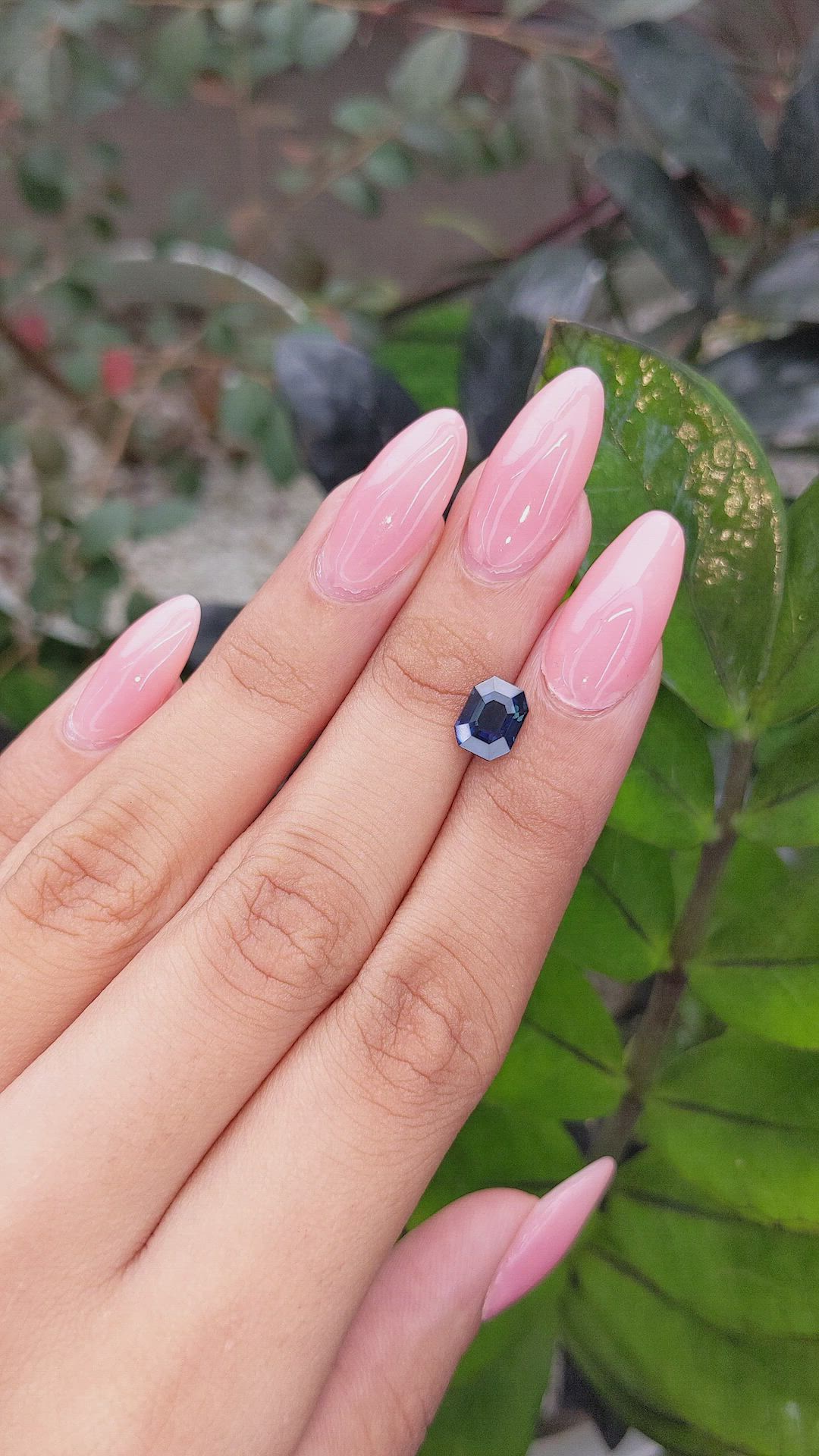 2.03 Ct. Greenish Blue Sapphire from Africa Size Video