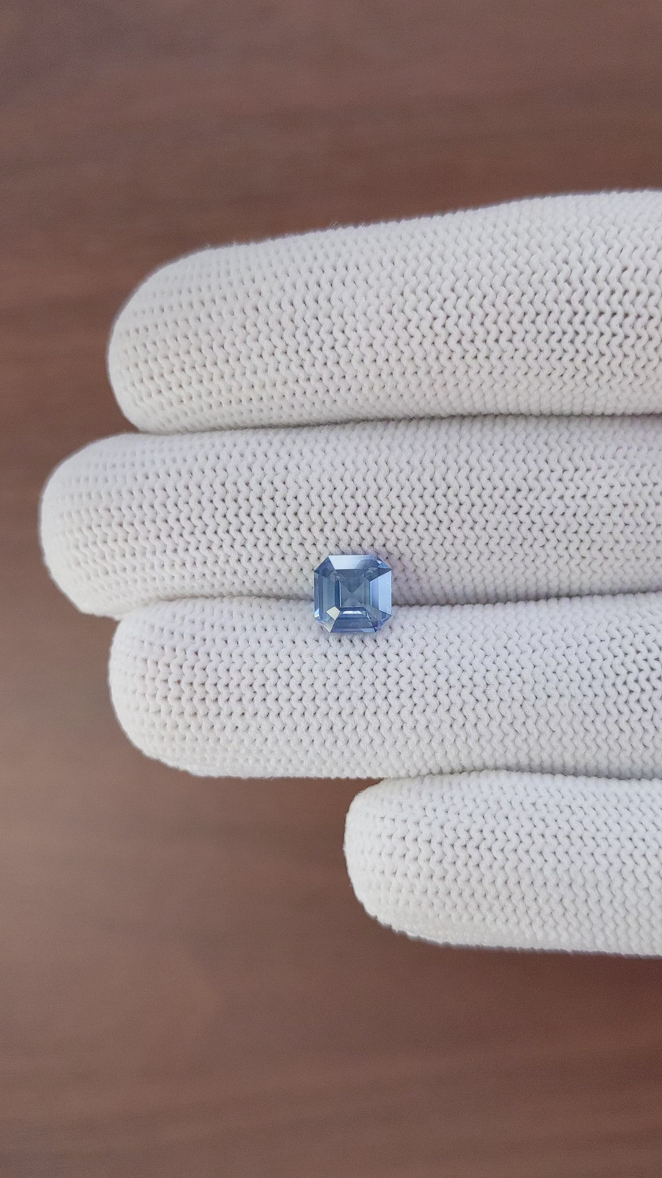 1.80 Ct. Blue Sapphire from Africa Size Video