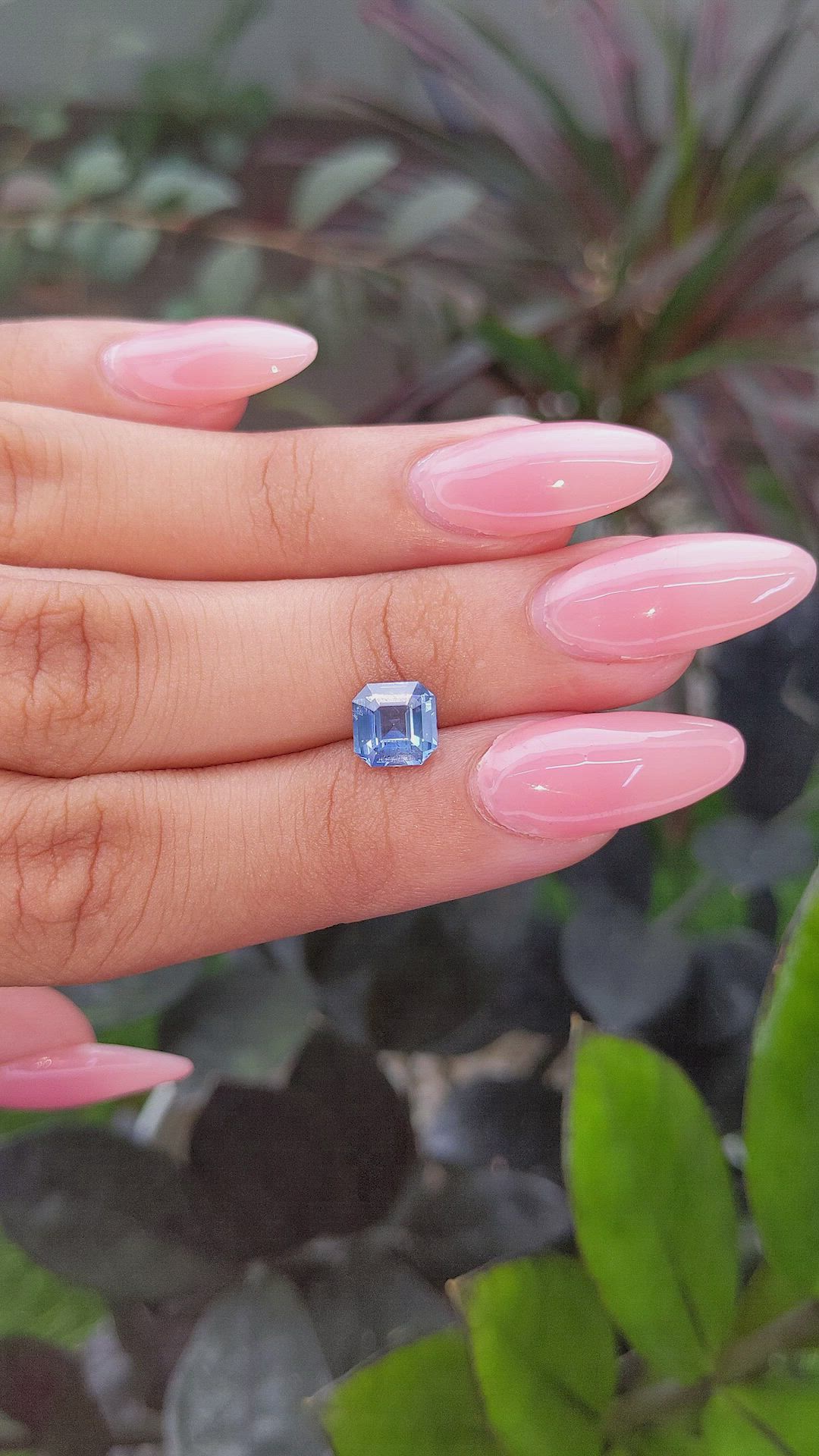 1.80 Ct. Blue Sapphire from Africa Size Video