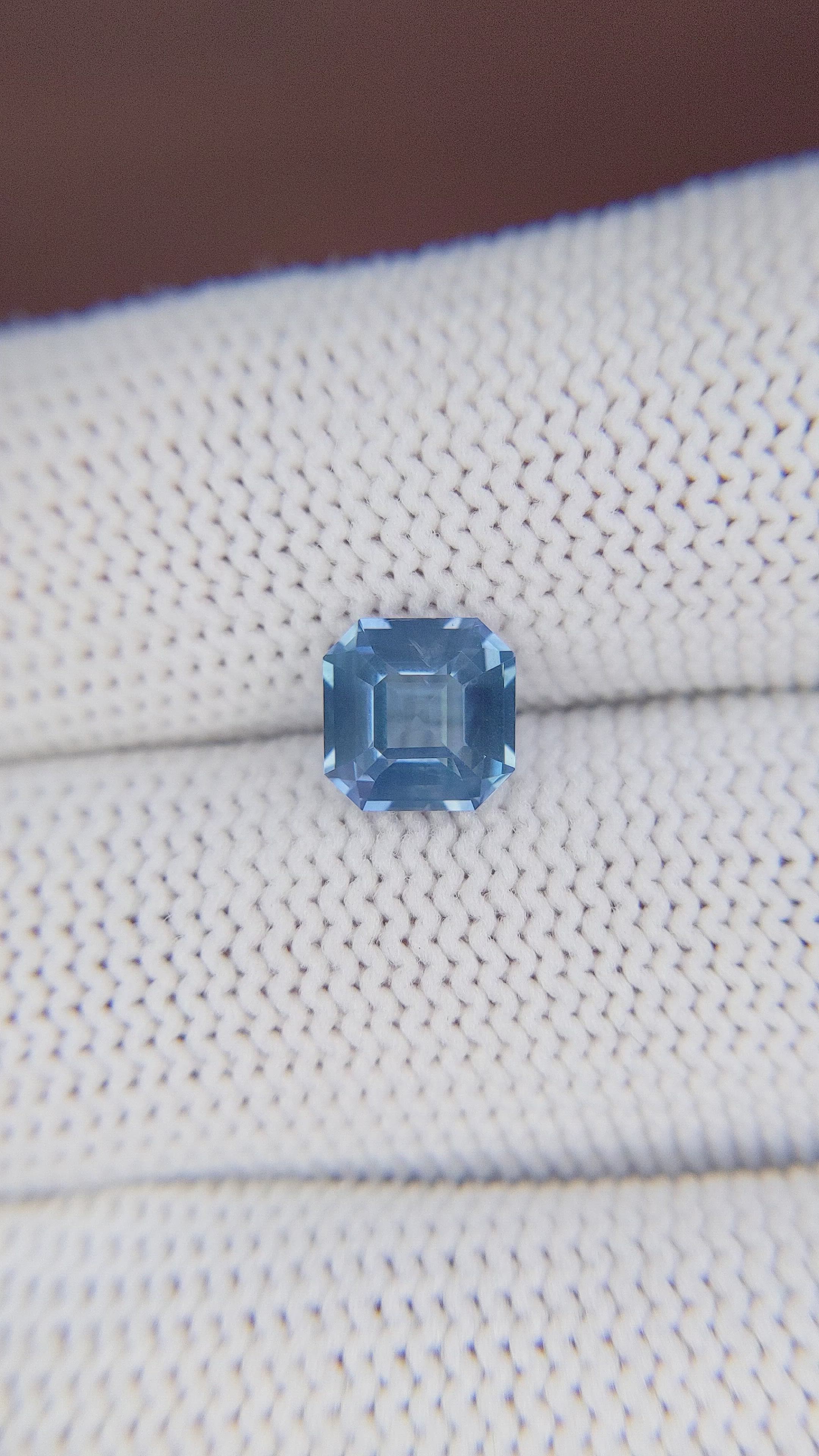 1.80 Ct. Blue Sapphire from Africa Size Video