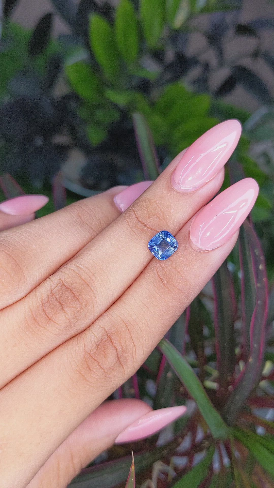 2.04 Ct. Blue Sapphire from Africa Size Video