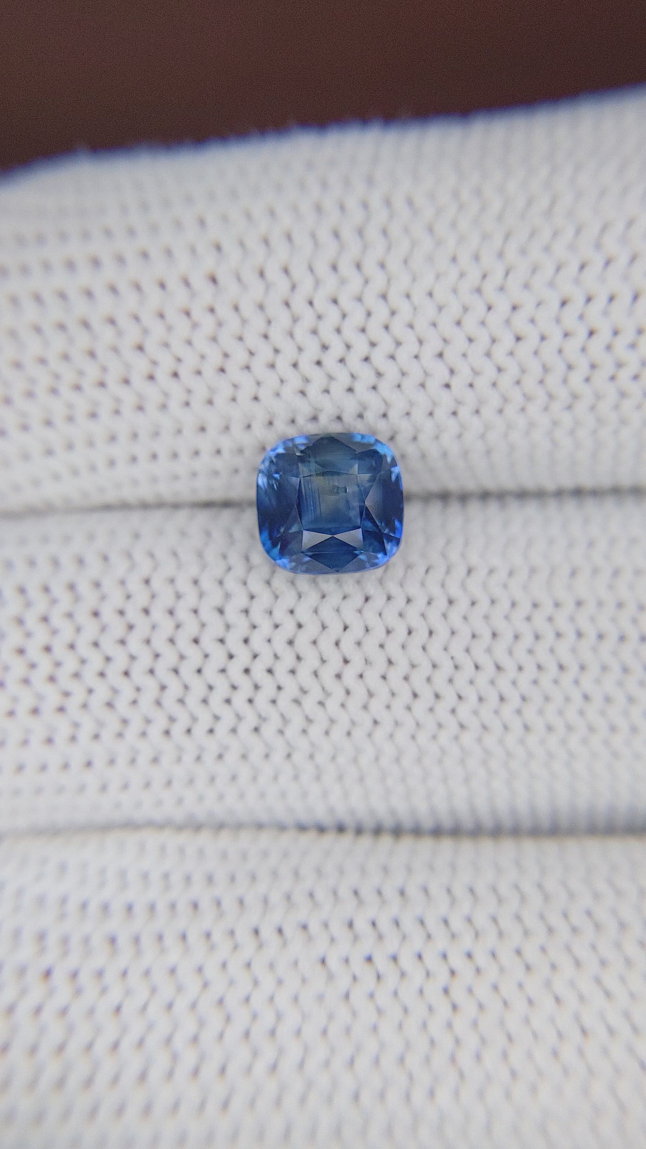 2.04 Ct. Blue Sapphire from Africa Size Video