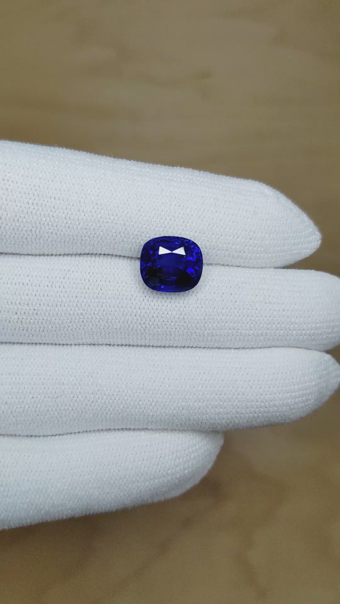 6.03 Ct. Blue Sapphire from Madagascar Size Video