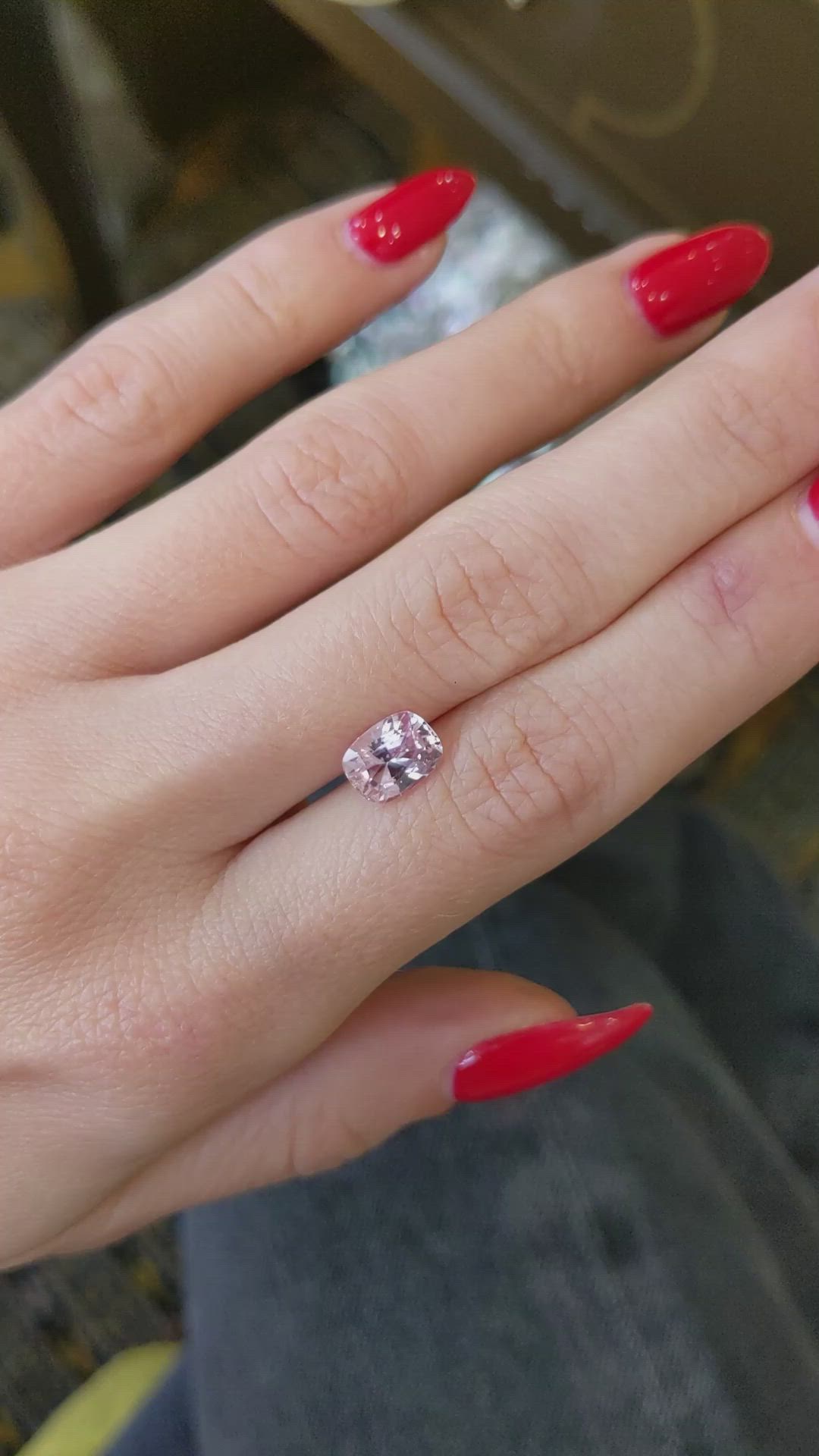 2.04 Ct. Padparadscha Sapphire from Madagascar Size Video