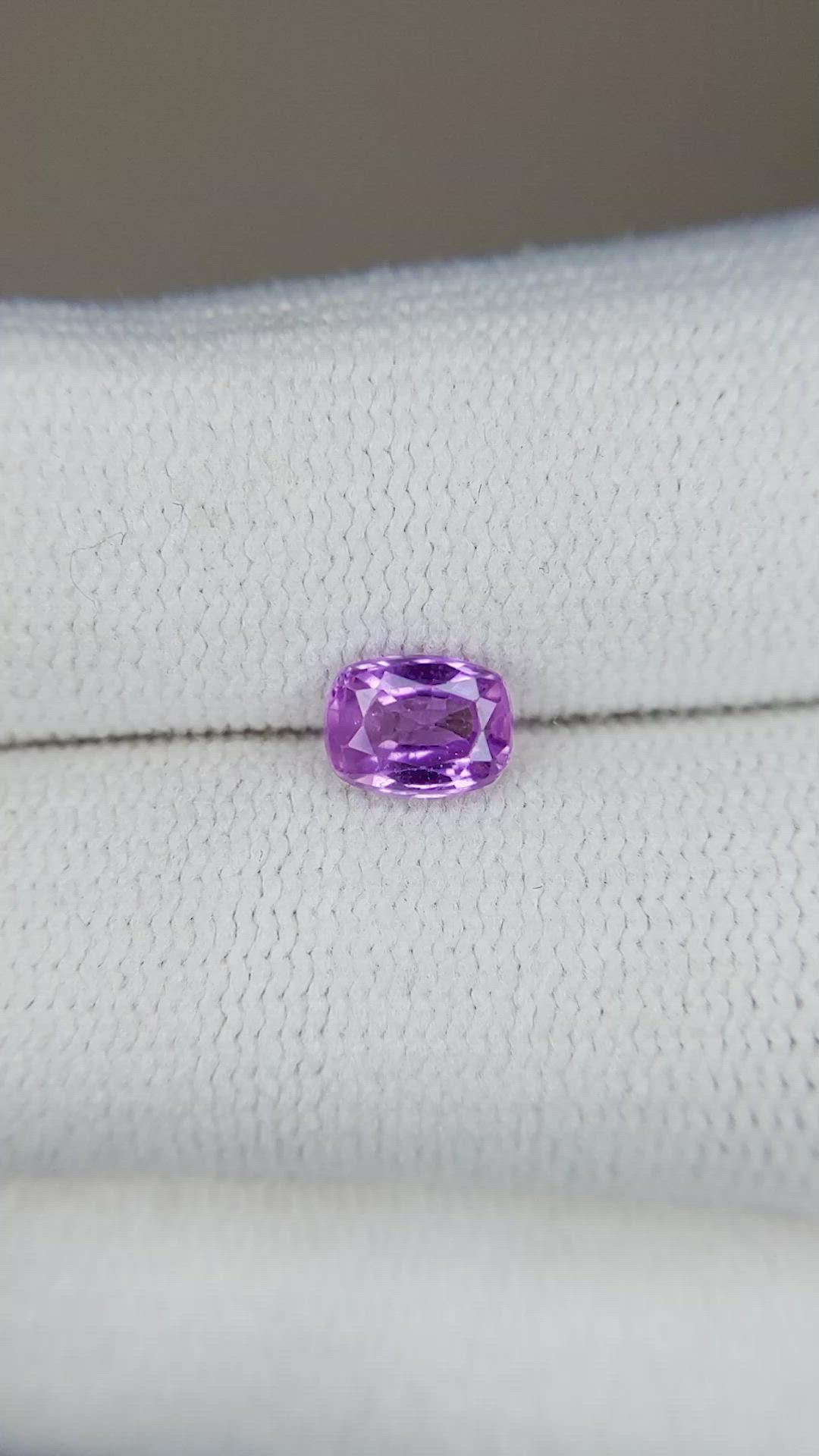 0.81 Ct. Color Change Sapphire from Ceylon (Sri Lanka) Size Video