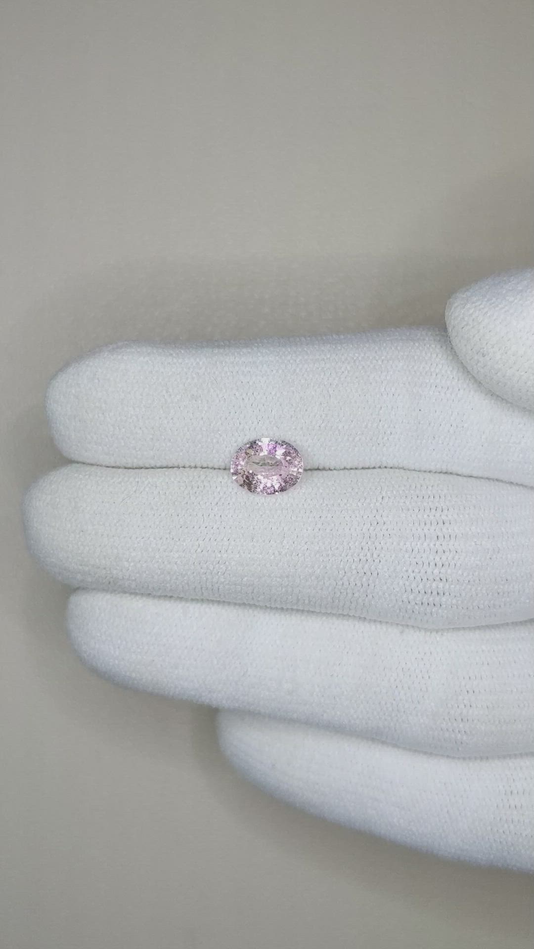1.37 Ct. Pink Sapphire from Madagascar Size Video