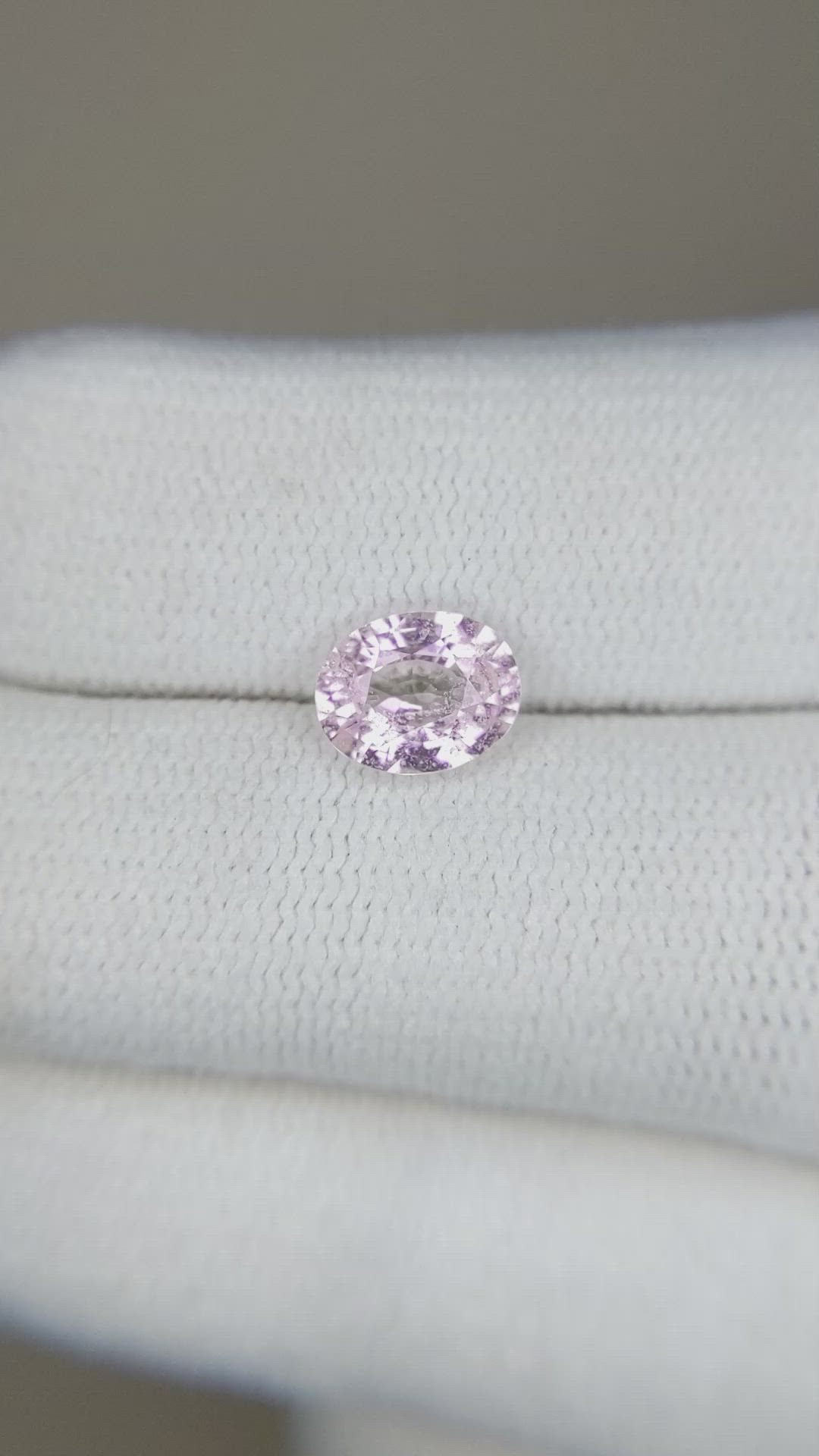 1.37 Ct. Pink Sapphire from Madagascar Size Video