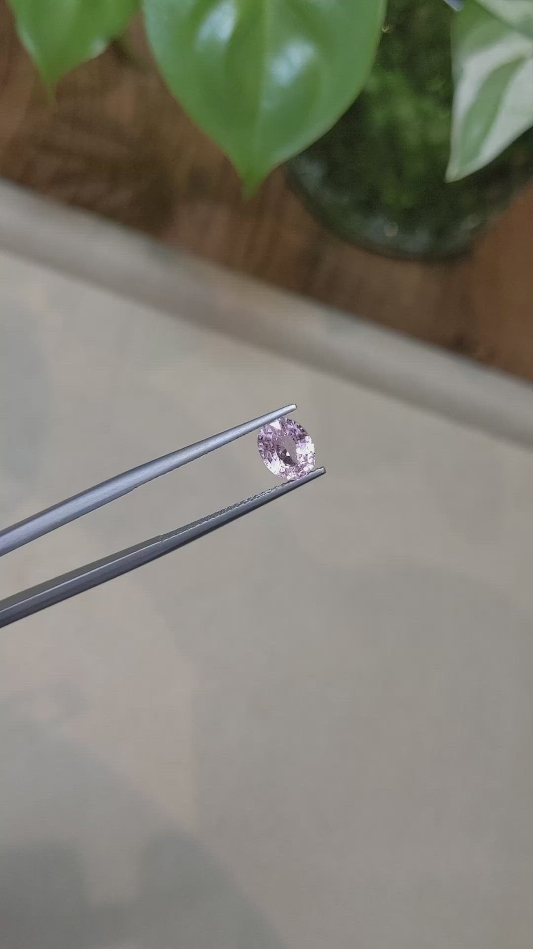 1.37 Ct. Pink Sapphire from Madagascar Size Video