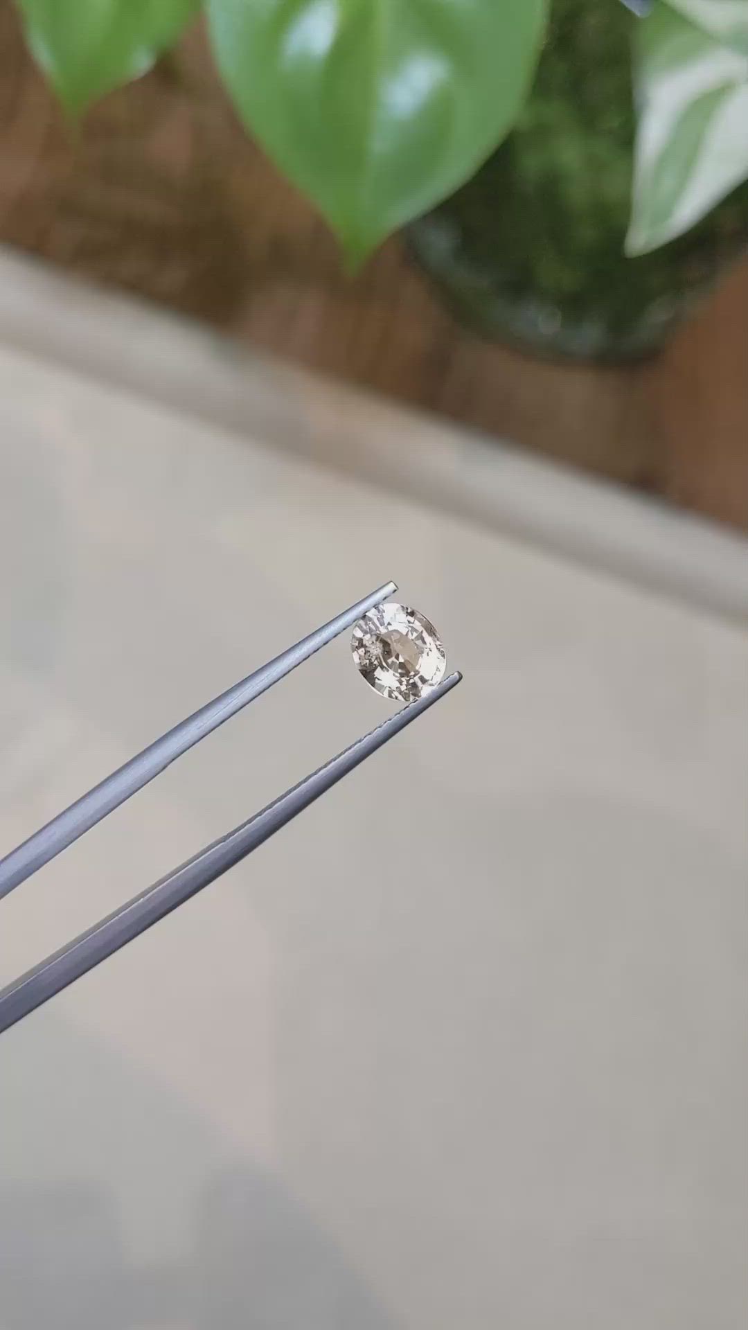 1.50 Ct. Peach Sapphire from Madagascar Size Video