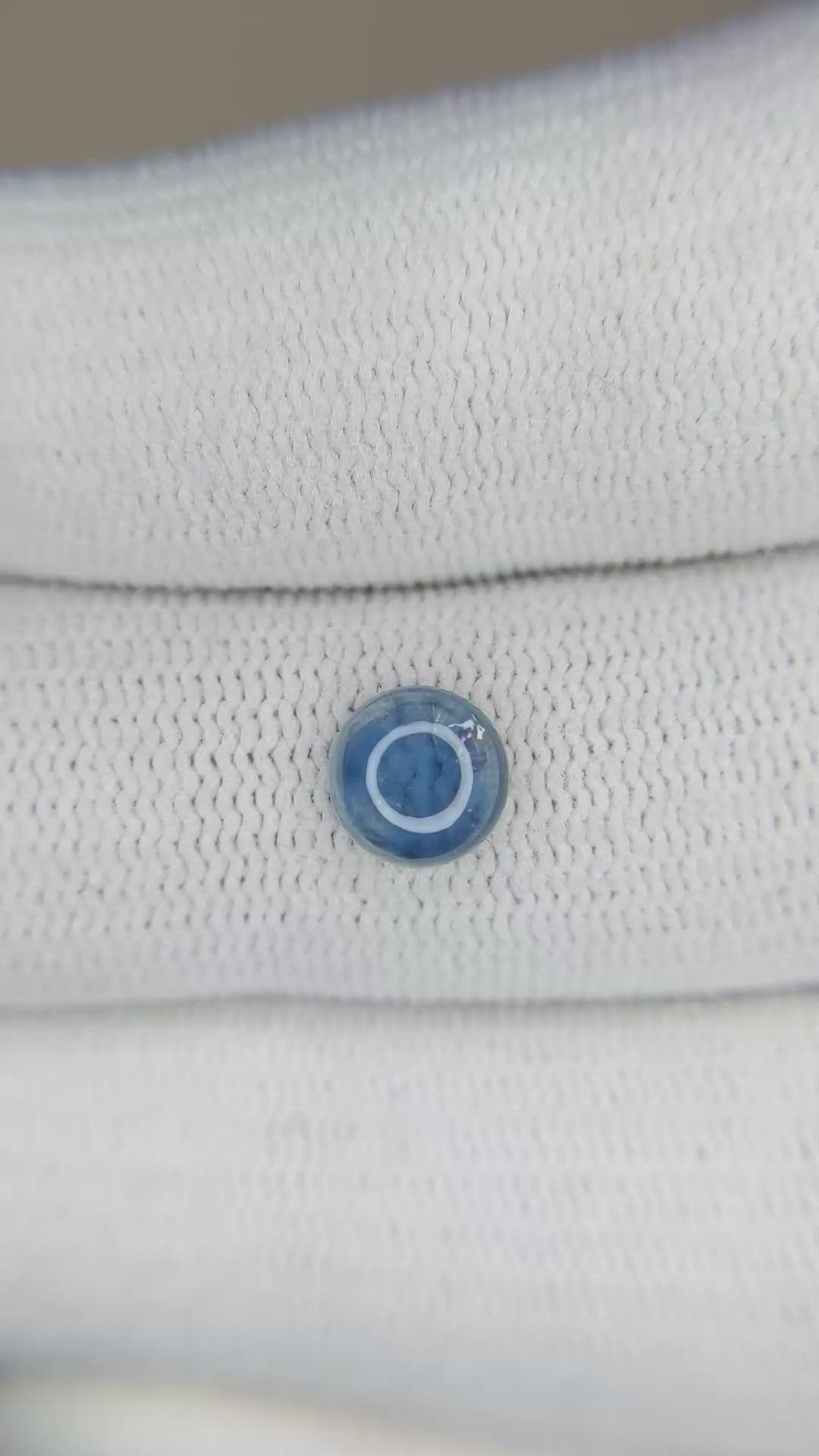 1.32 Ct. Blue Cabochon Sapphire from Montana Size Video