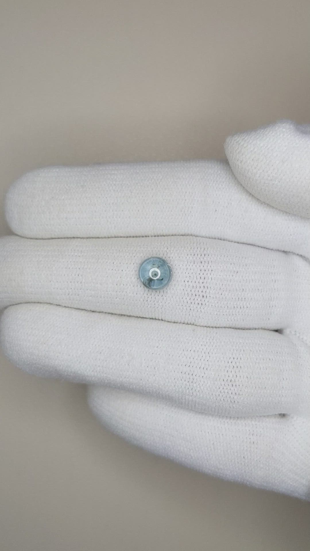 1.75 Ct. Blue Cabochon Sapphire from Montana Size Video