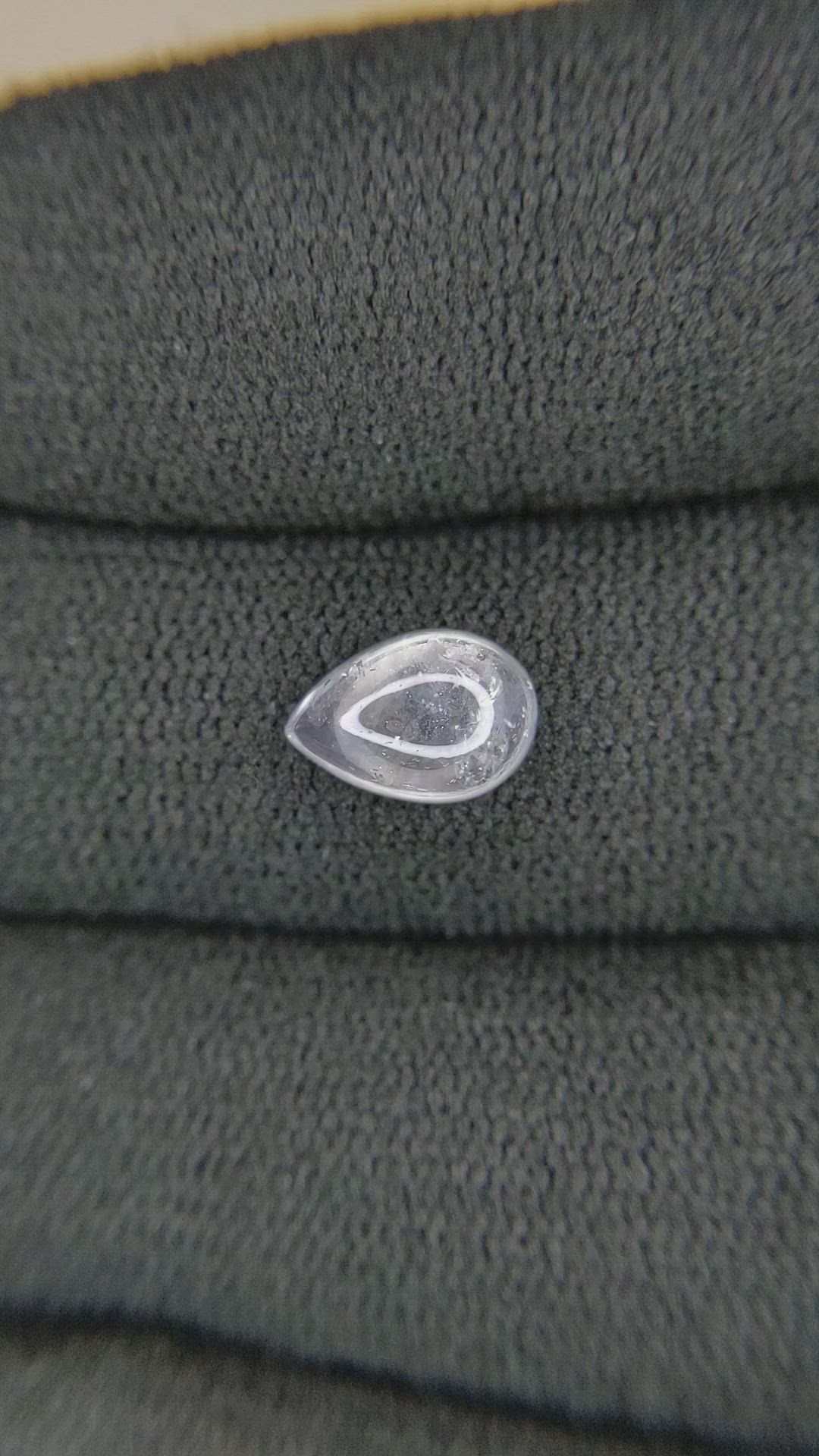 2.15 Ct. White Cabochon Sapphire from Montana Size Video