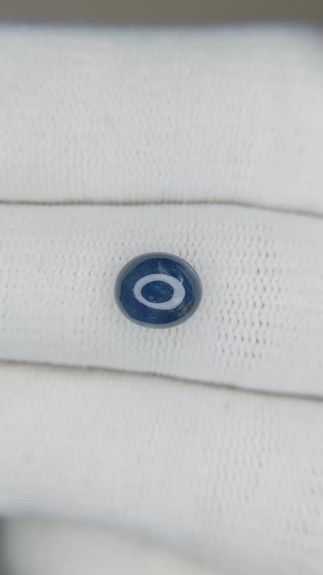 2.20 Ct. Blue Cabochon Sapphire from Montana Size Video