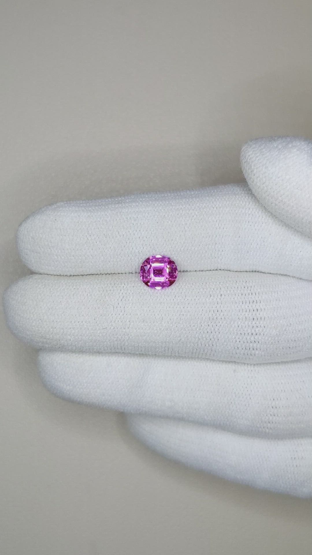 1.00 Ct. Pink Sapphire from Madagascar Size Video