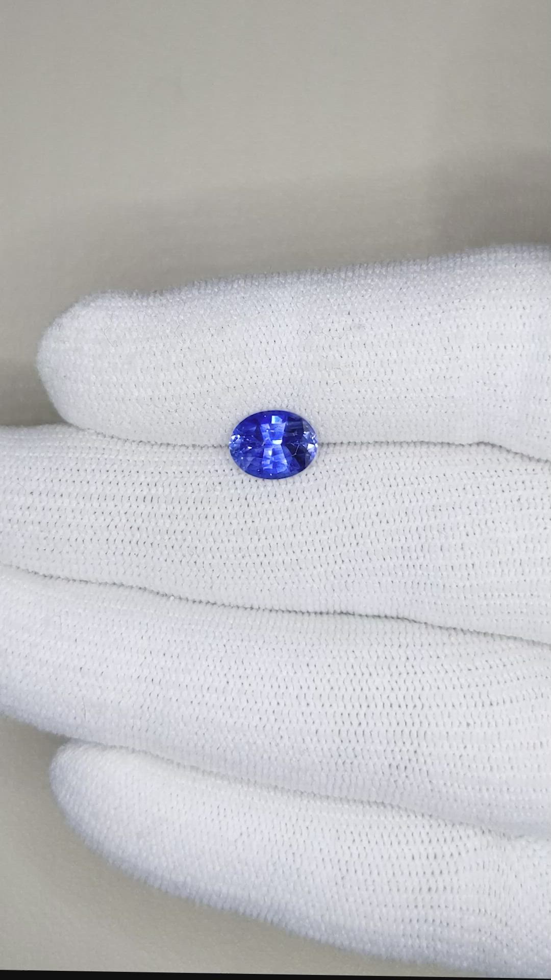 1.90 Ct. Blue Sapphire from Ceylon (Sri Lanka) Size Video