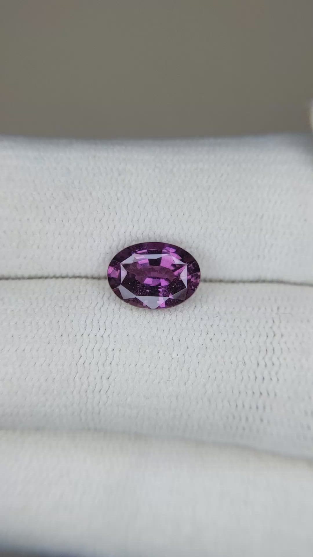 1.84 Ct. Purple Sapphire from Ceylon (Sri Lanka) Size Video