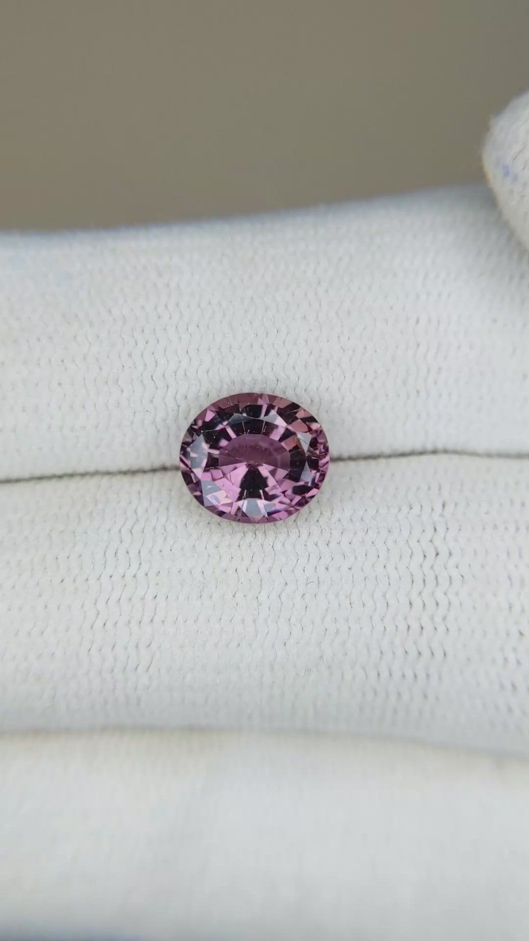 2.15 Ct. Pinkish Brown Sapphire from Ceylon (Sri Lanka) Size Video