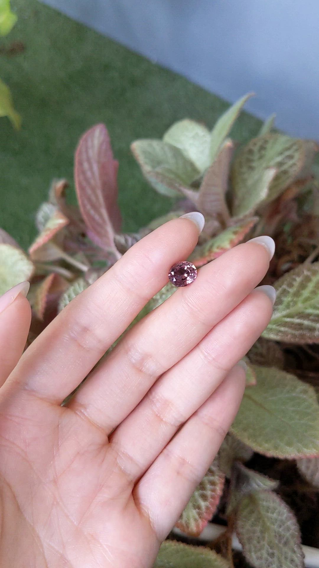 2.15 Ct. Pinkish Brown Sapphire from Ceylon (Sri Lanka) Size Video