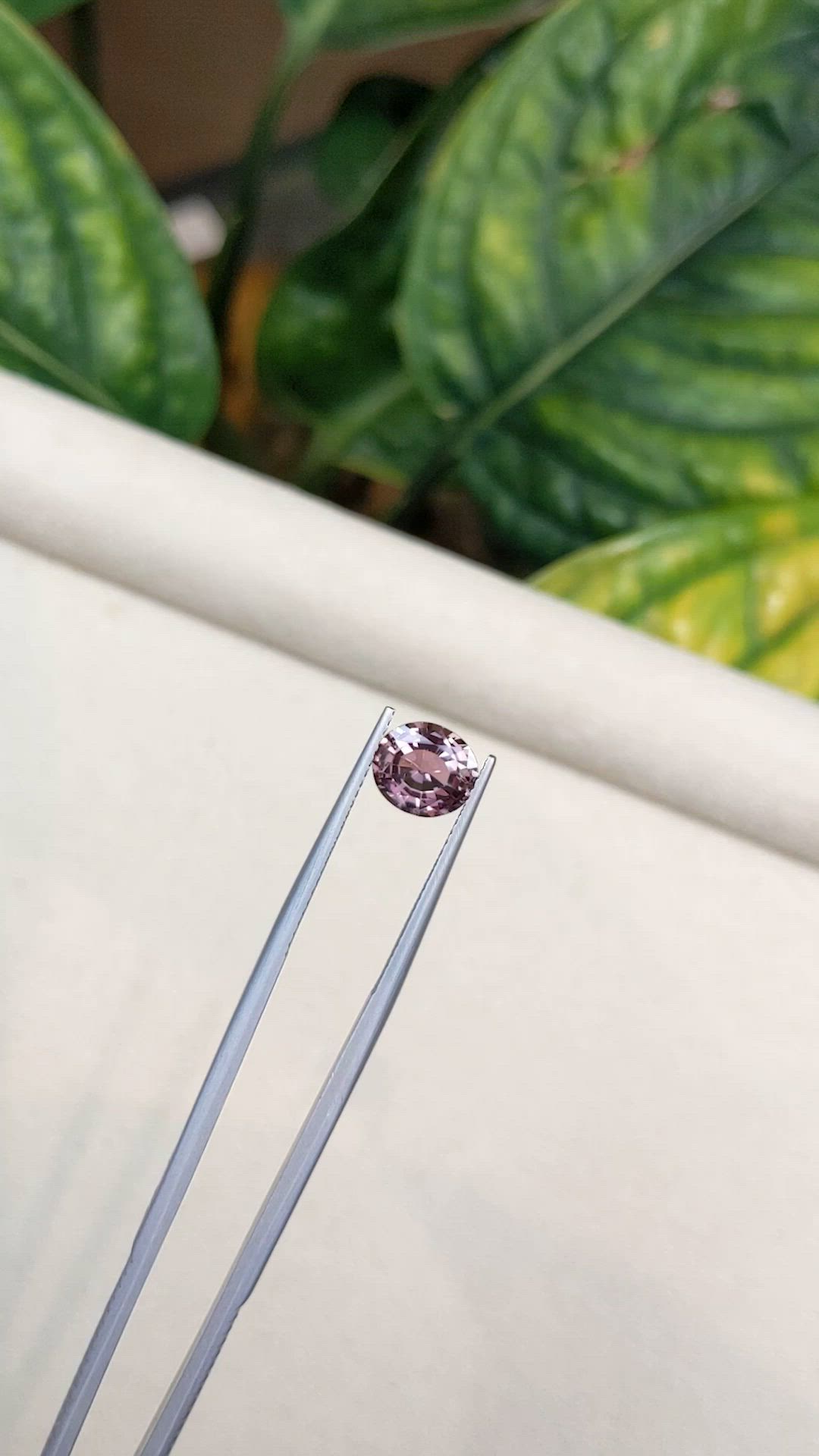2.15 Ct. Pinkish Brown Sapphire from Ceylon (Sri Lanka) Size Video