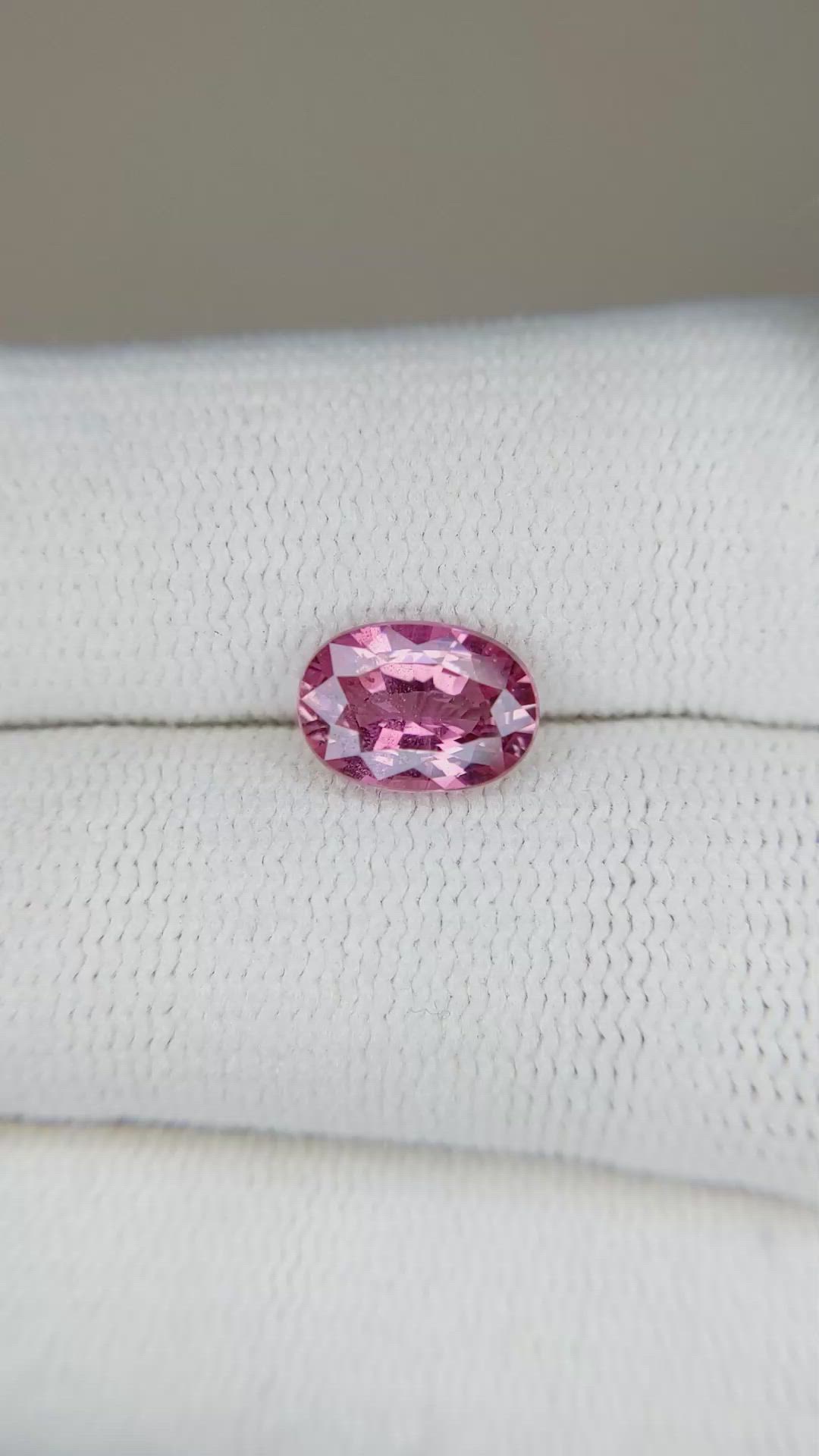 1.85 Ct. Pink Sapphire from Ceylon (Sri Lanka) Size Video