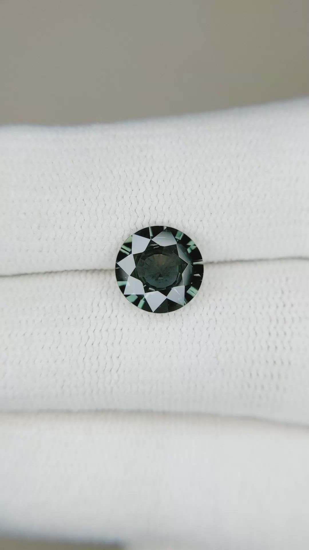 2.15 Ct. Bluish Green Sapphire from Ceylon (Sri Lanka) Size Video